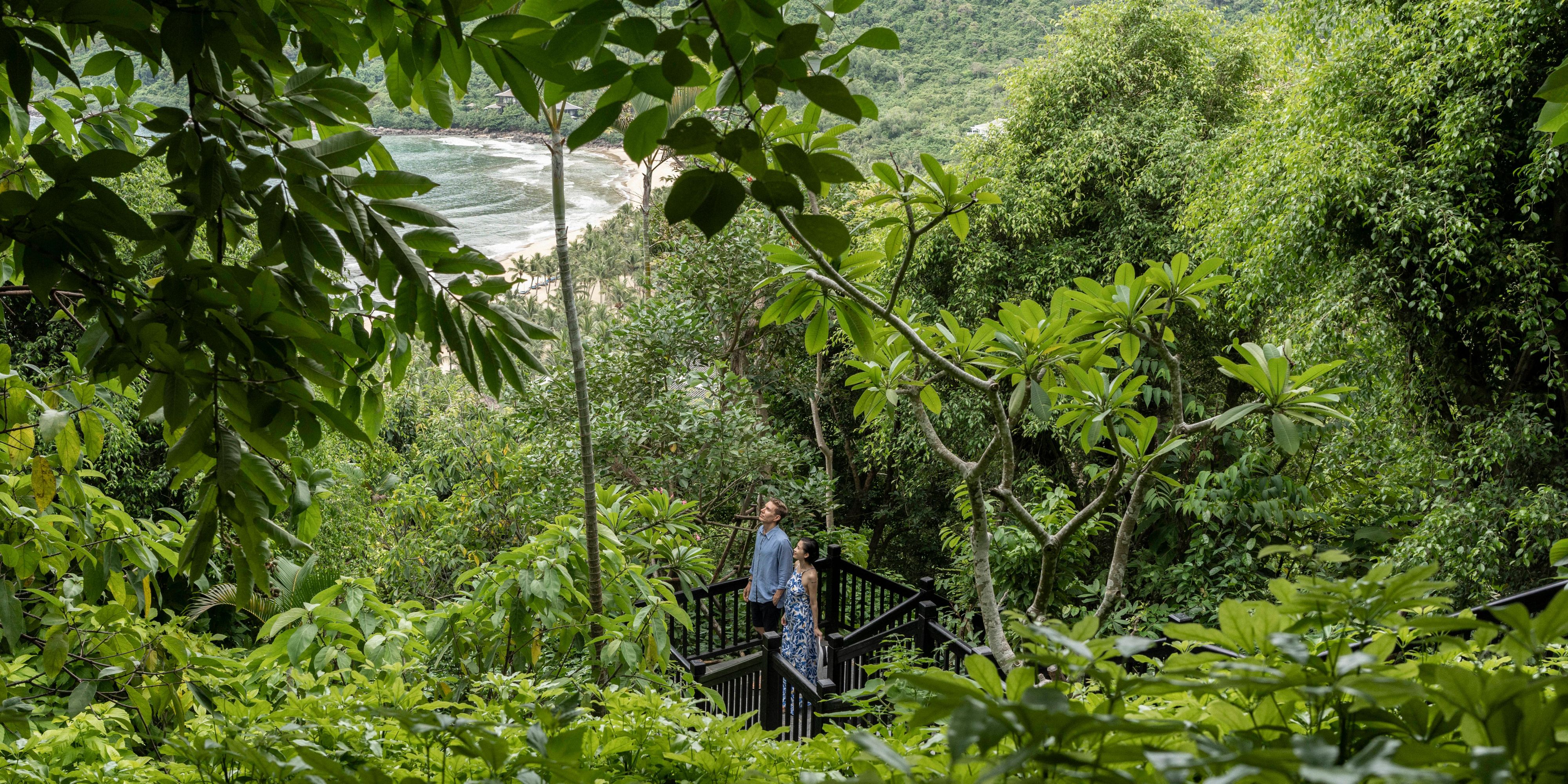 Our lush gardens are just the start; the surrounding forests are home to unique flora and fauna, offering opportunities for natural encounters found nowhere else. Enjoy walks in the jungle or join our Nature expert on a Wildlife Expedition.