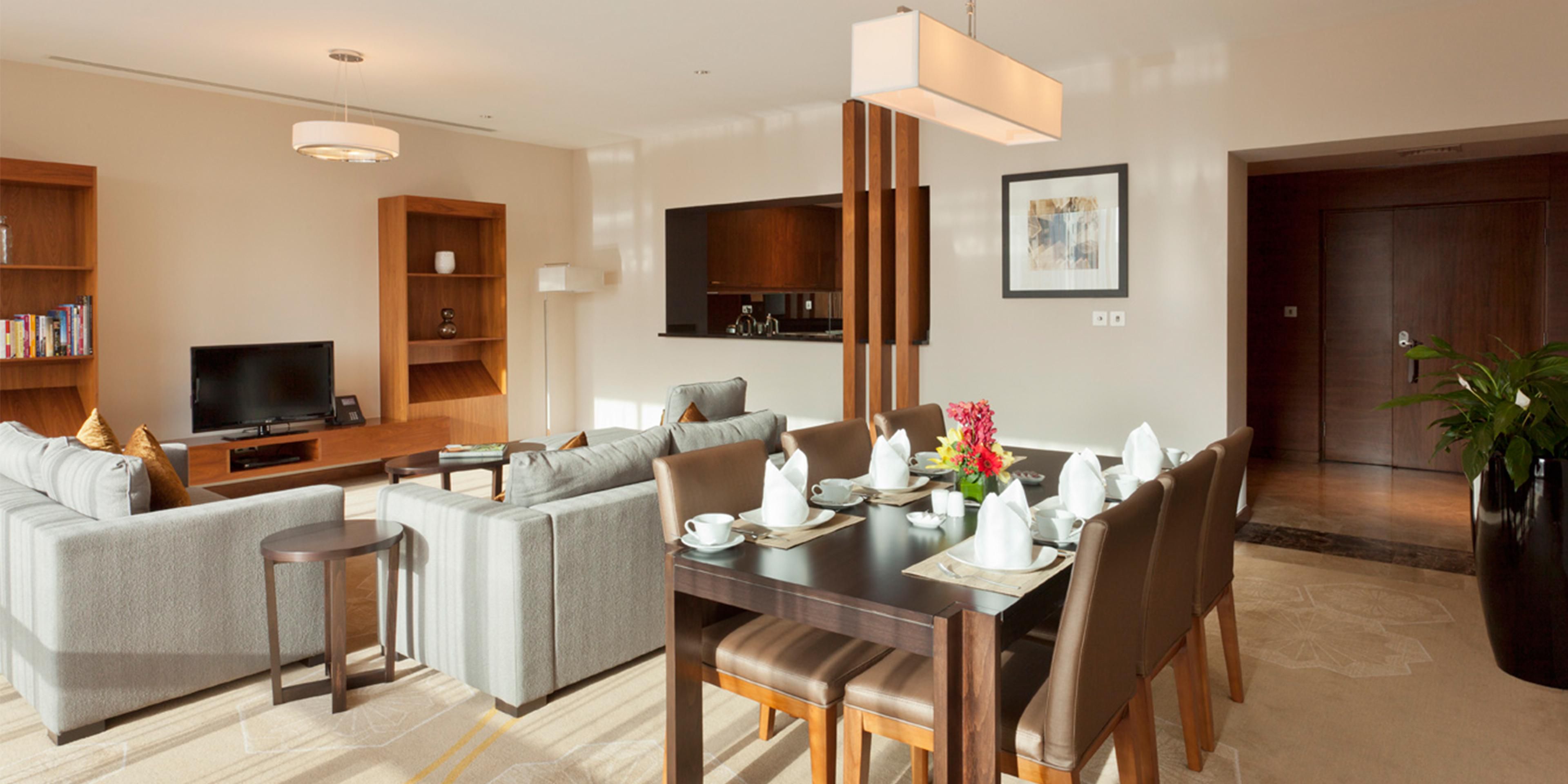 In the heart of West Bay, InterContinental Doha The City redefines urban luxury. Our 58-story landmark offers sweeping views of the Doha skyline, the Arabian Gulf, and the city streets below. Every space, from deluxe rooms to four-bedroom suites, is crafted for an experience that blends comfort with style, inviting you to embrace the city’s vibrant