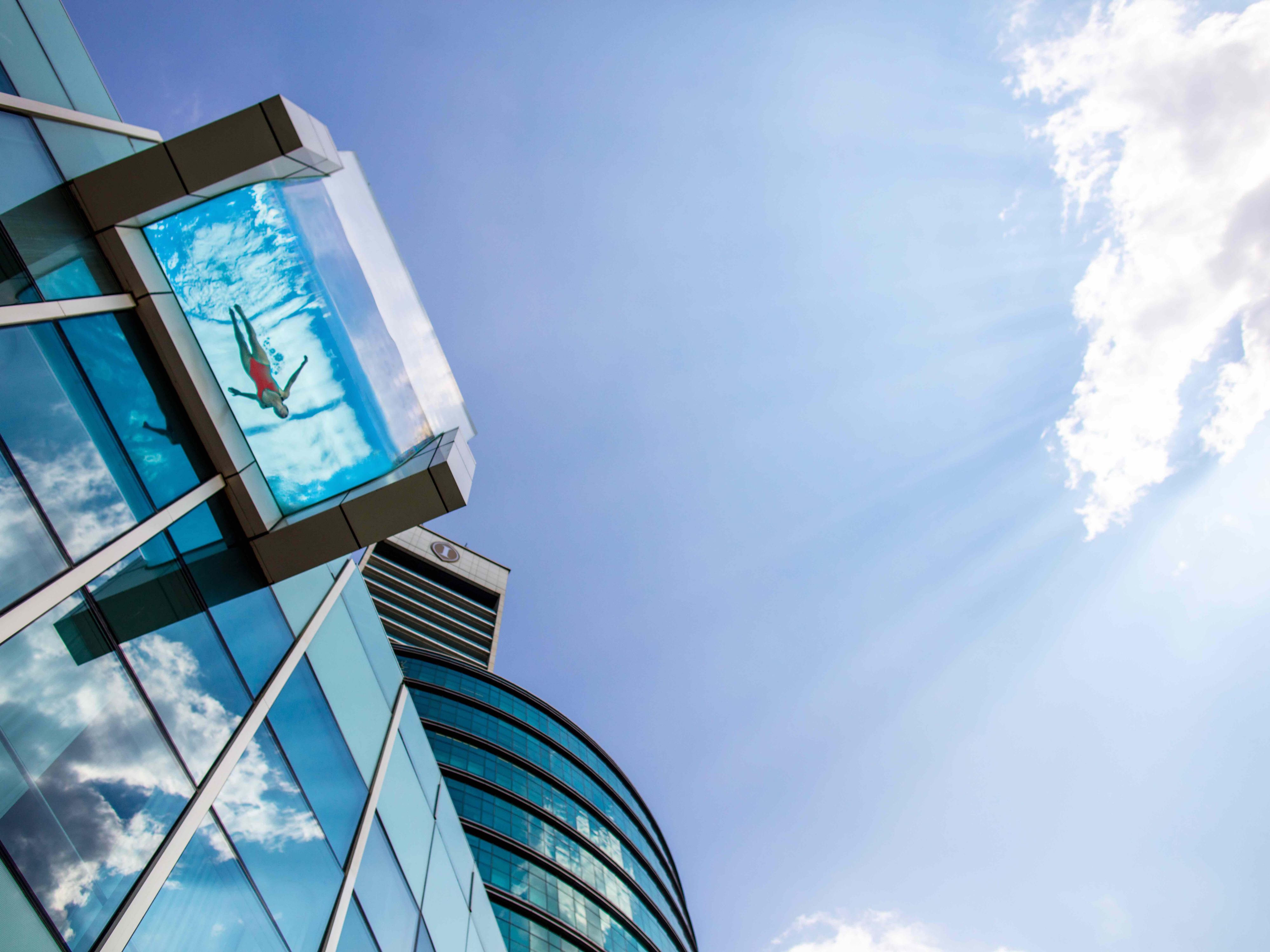 Swimming pool at InterContinental Dubai Festival City