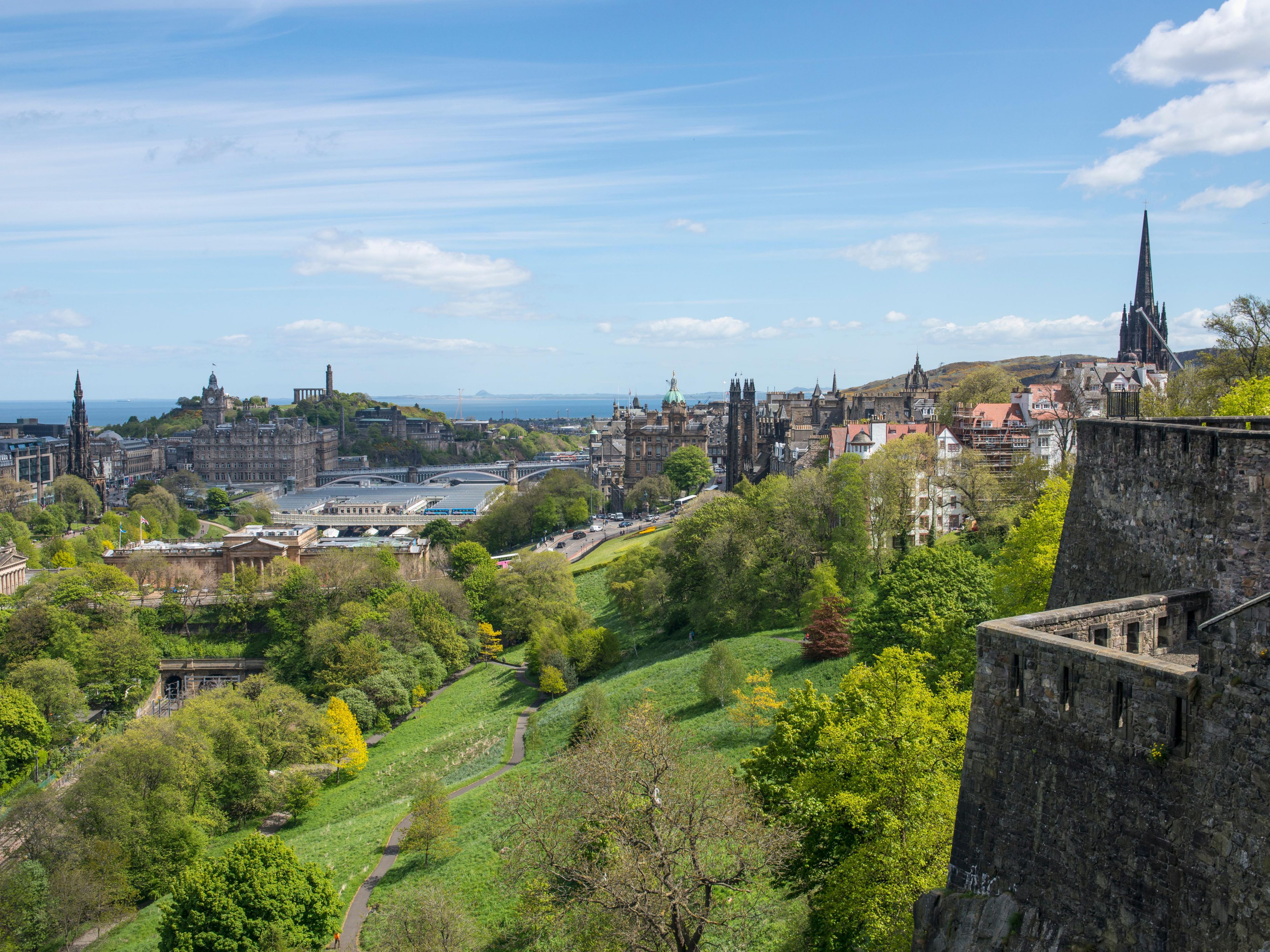 City view of Edinburgh