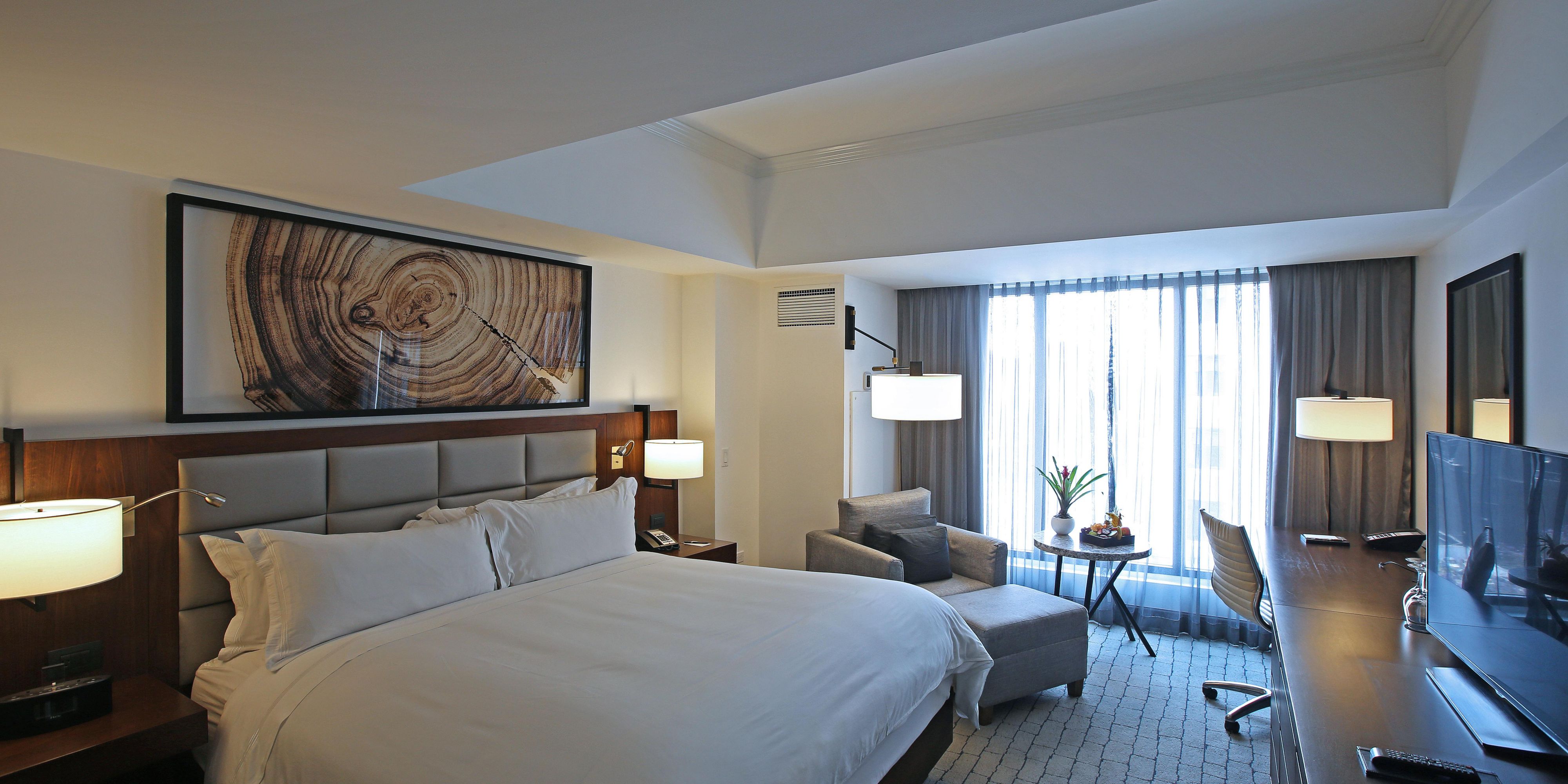 Our elegantly appointed rooms feature advanced noise-isolating windows designed to provide a peaceful retreat. Enjoy restful nights and wake up refreshed, surrounded by refined comfort — every stay crafted for your tranquility.