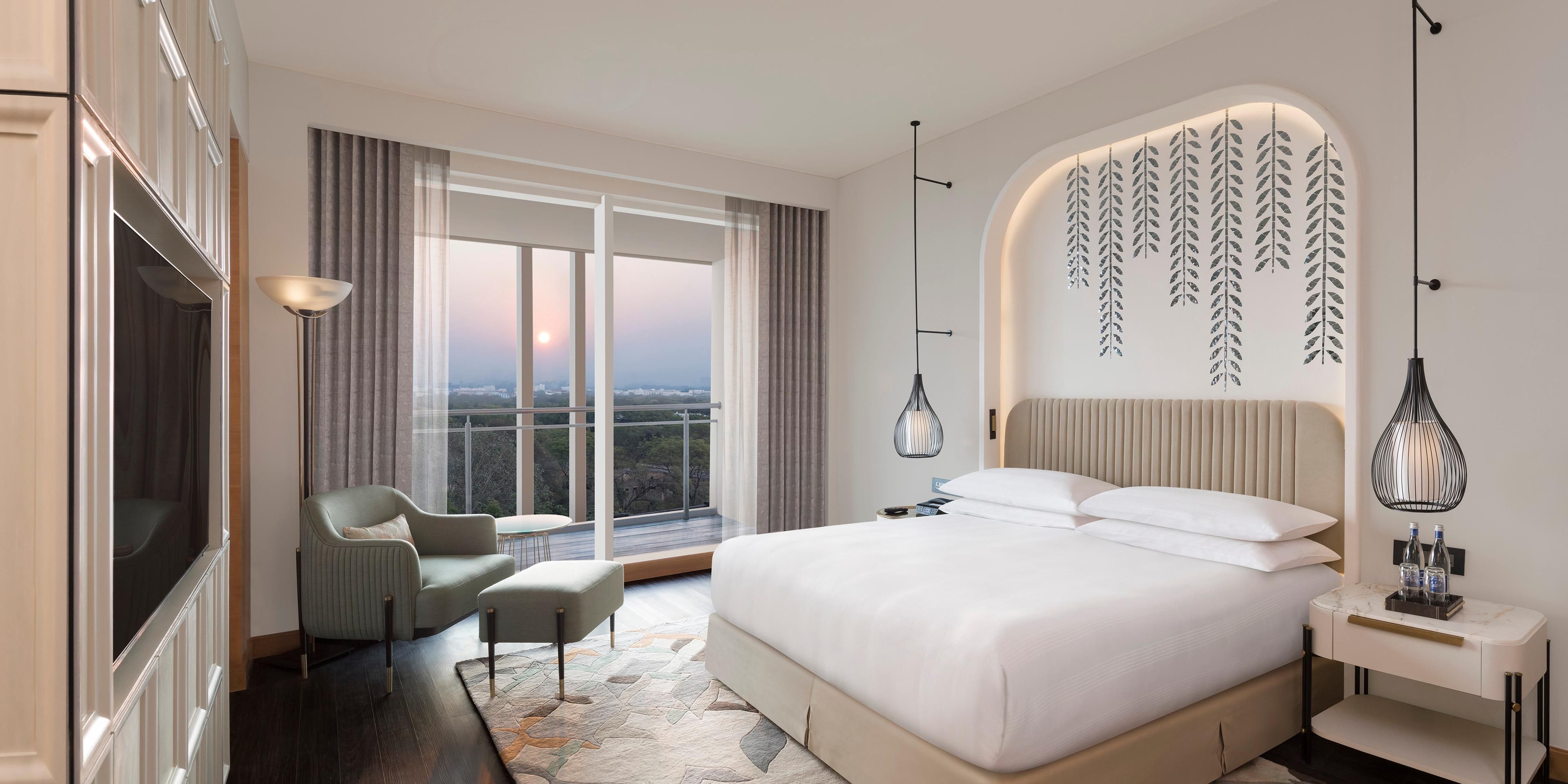 Modern charm blends with an inviting ambiance at the Royal Suite