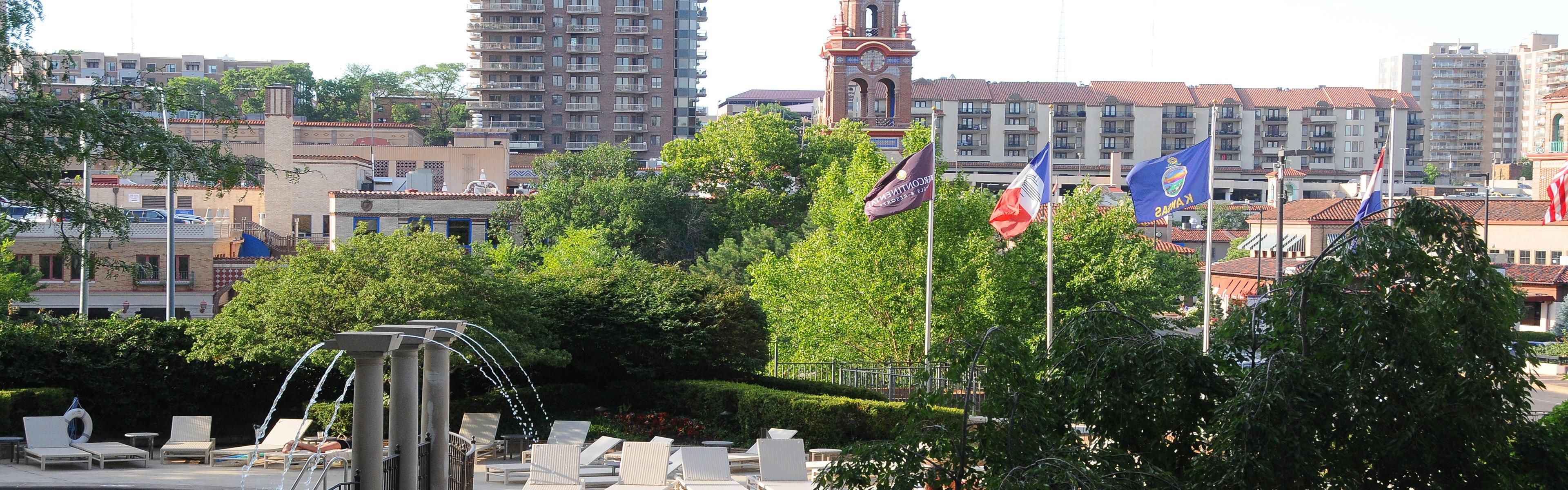 Summer views of the Kansas City Country Club Plaza