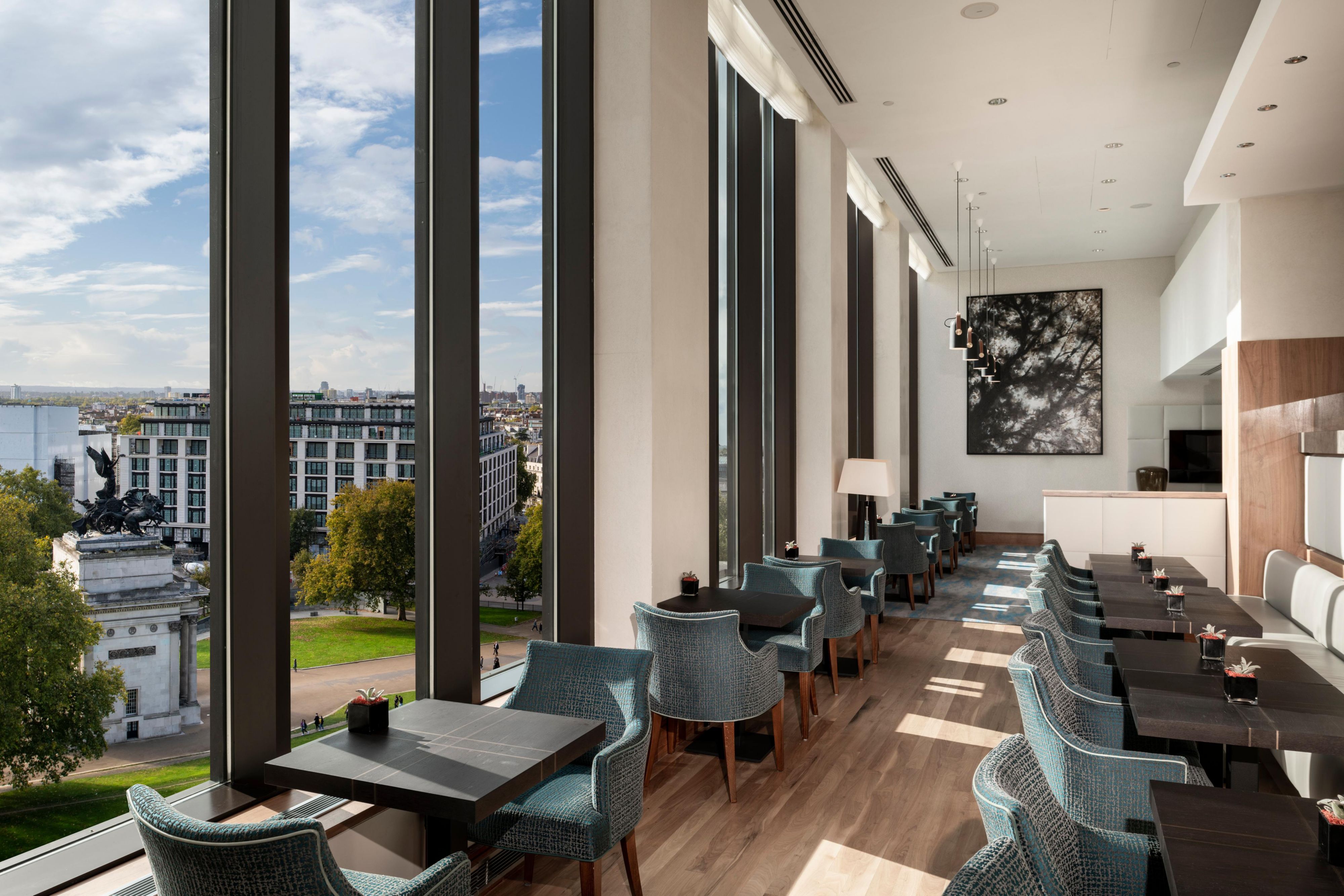 View from club lounge