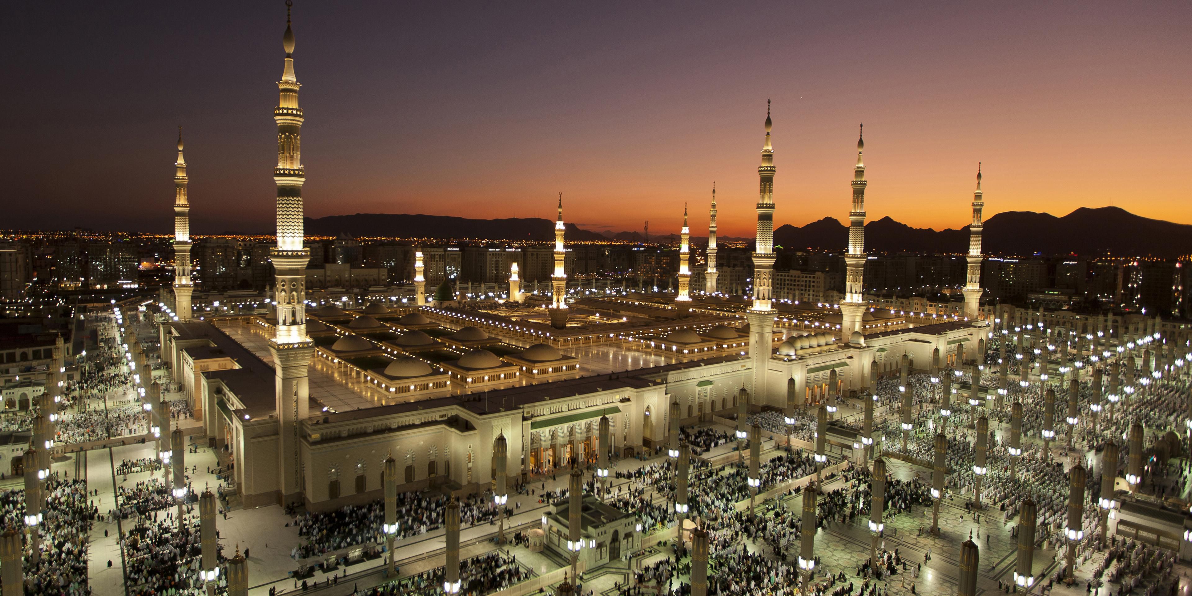 Marvel at the Prophet's Mosque, located right outside the hotel