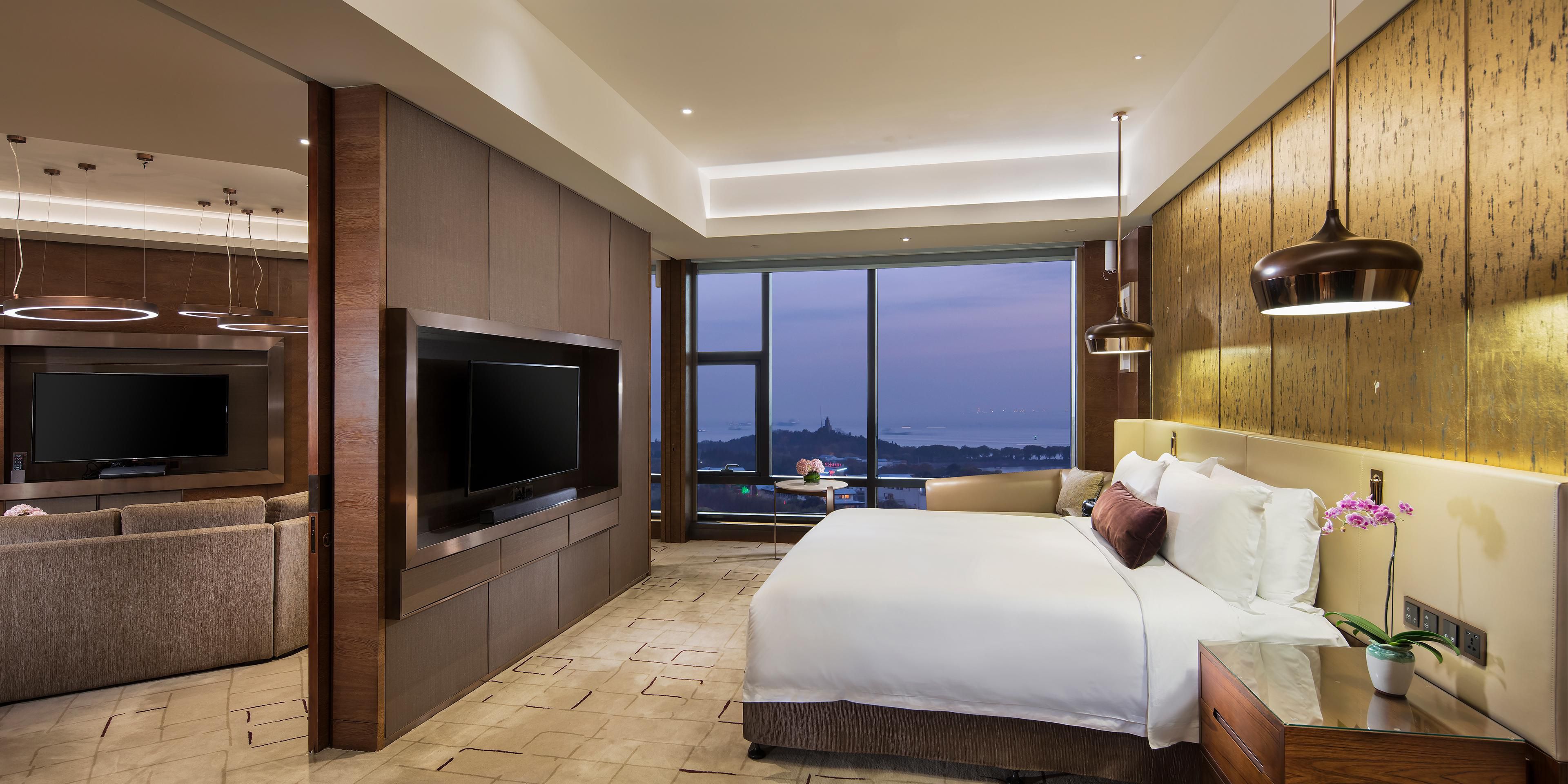 单卧套房大床江景