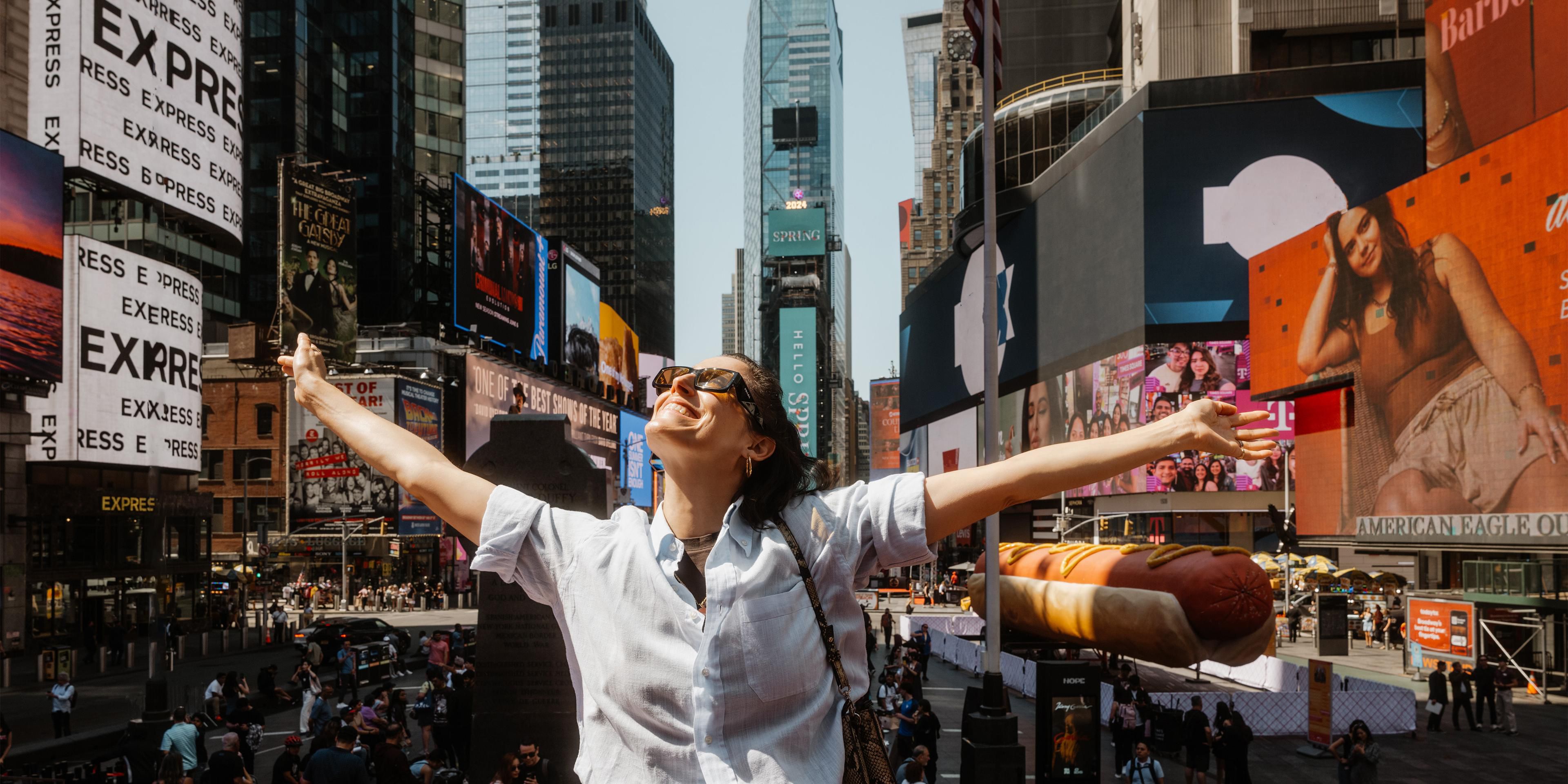 With an unrivaled location in Midtown Manhattan, InterContinental New York Times Square places you at the doorstep of the world-famous Times Square district—the epicenter of the theater, dining, fashion, media, and business worlds. From our address at 8th Avenue and 44th Street, find yourself close to iconic sites like Hudson Yards, Central Park.