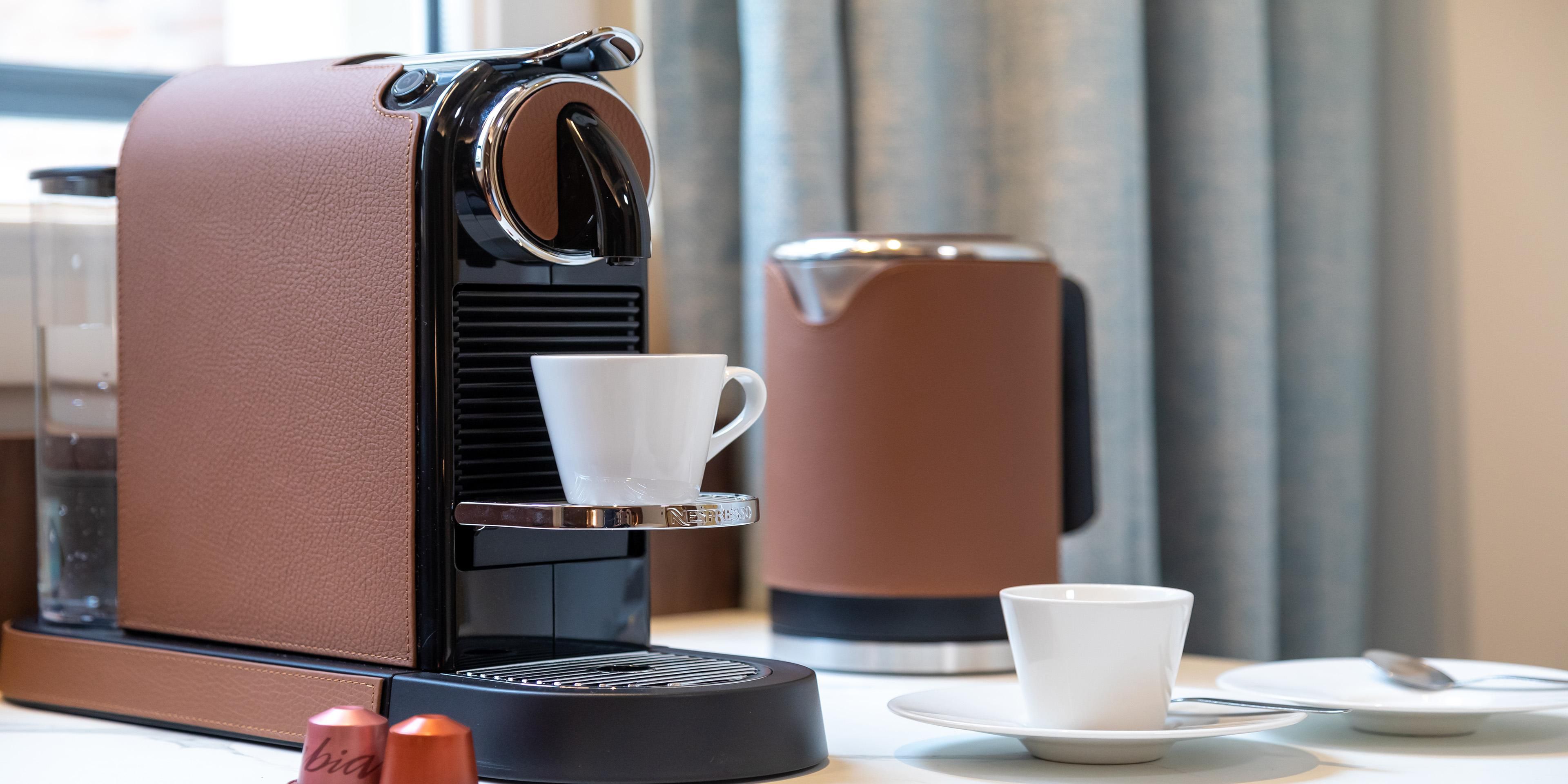 We carefully selected our in-room amenities to provide you with the best experience. Wake up with a delicious coffee from our custom-designed Nespresso machine. Pamper yourself with our Byredo bath amenities, and get the perfect blowout thanks to a Dyson hairdryer placed in every room.