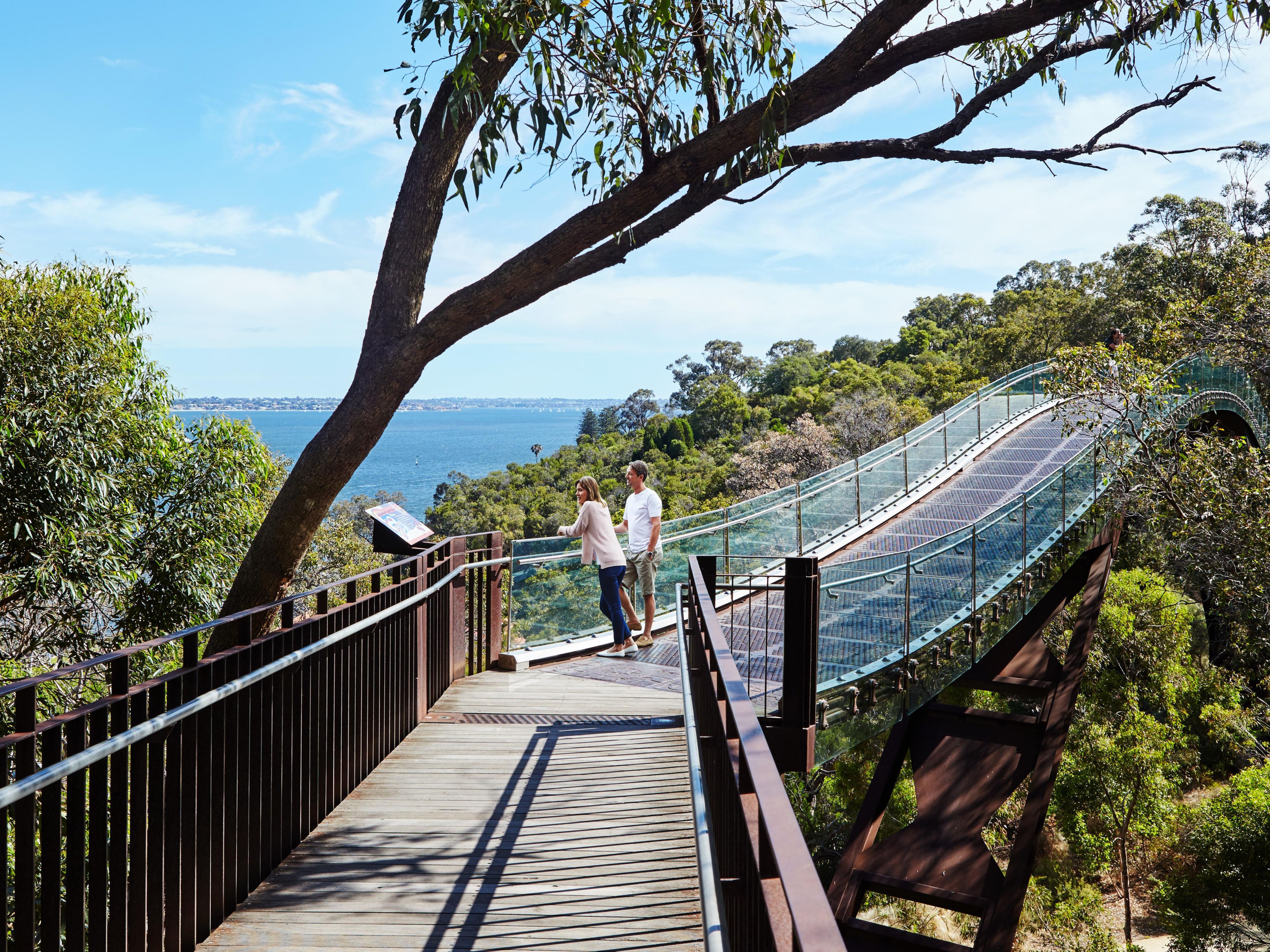 couple walking in Perth