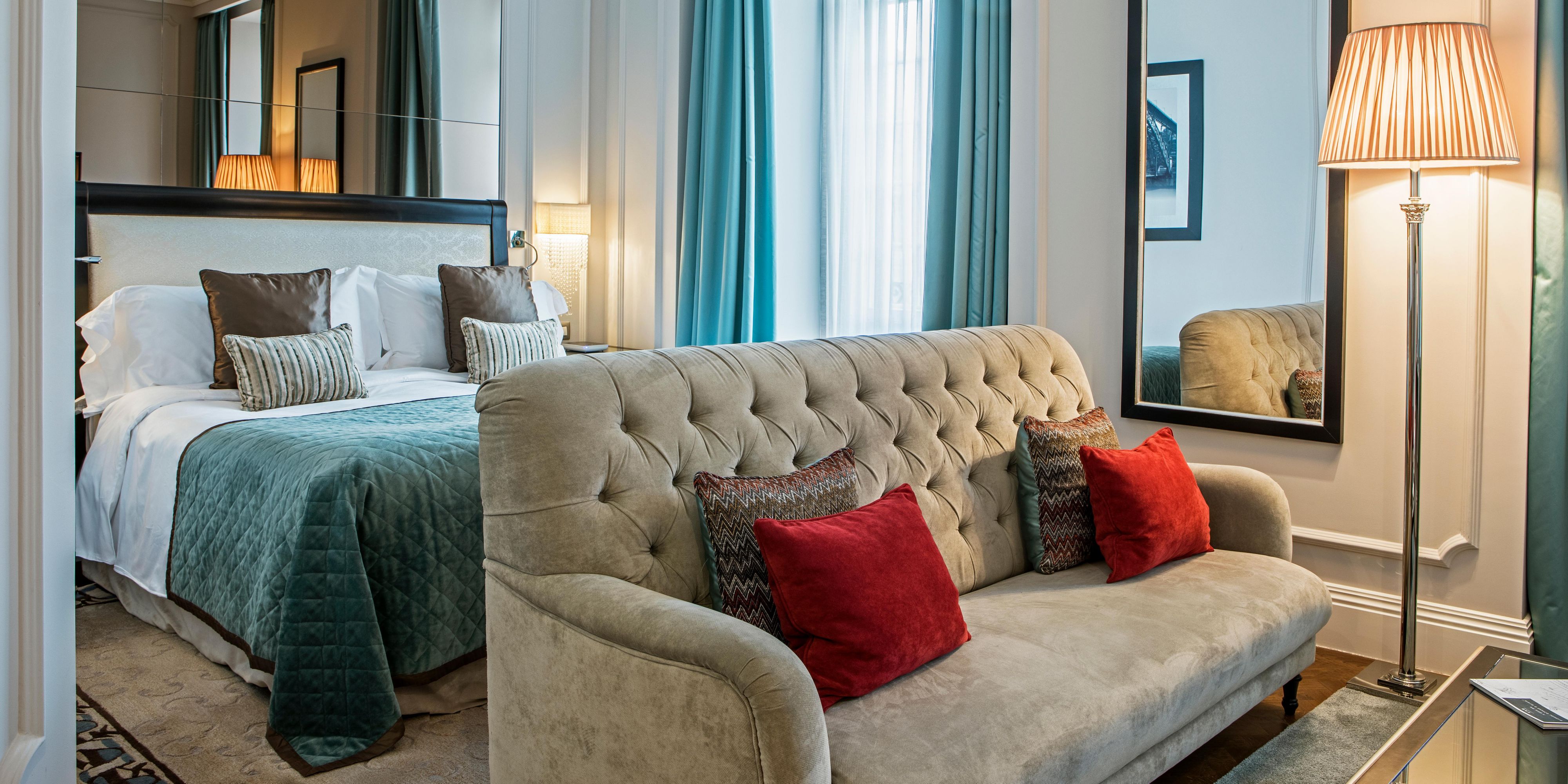More spacious, they are divided by a living and sleeping room