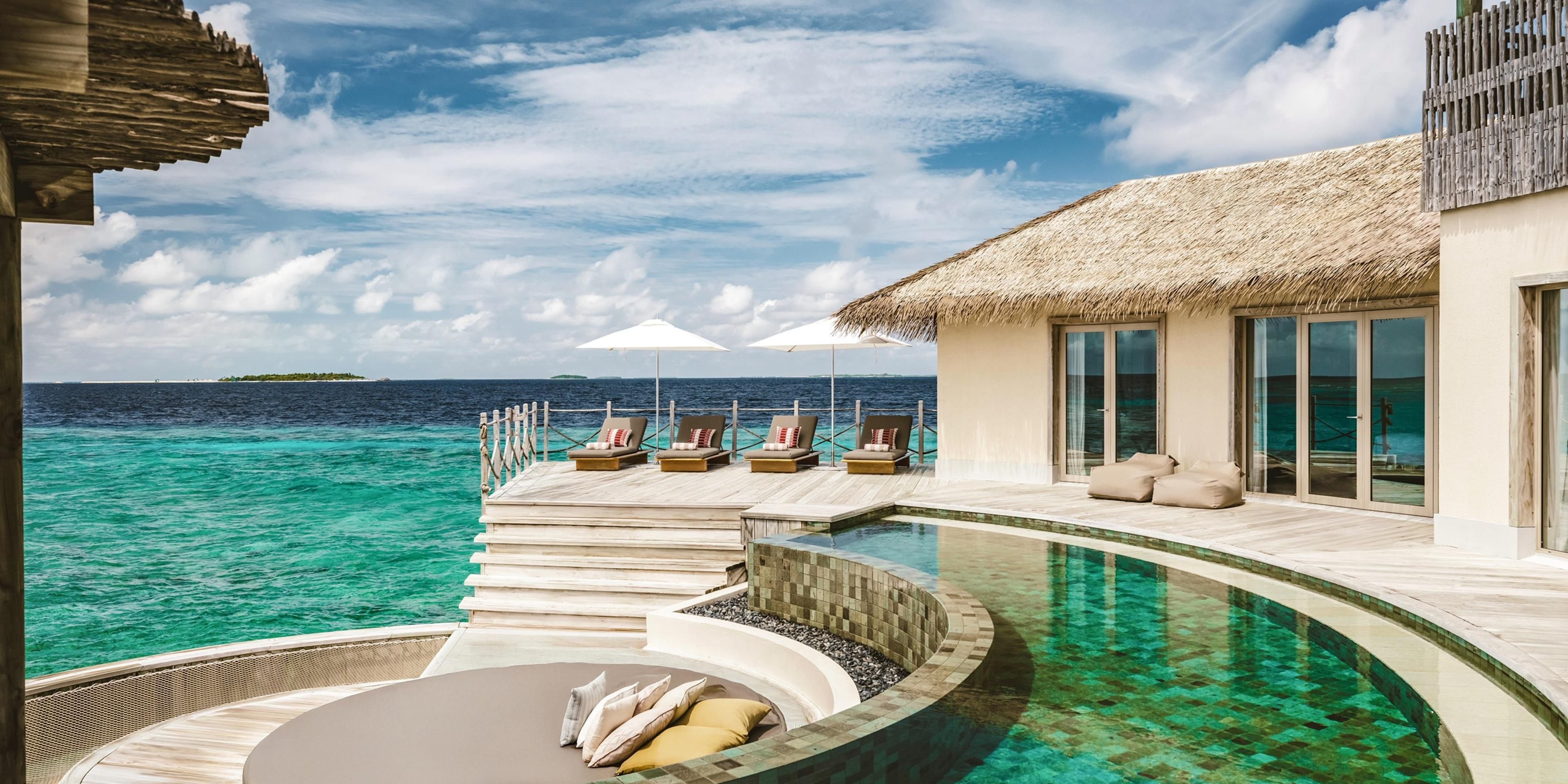Three Bedroom Overwater Residence Infinity Pool Views