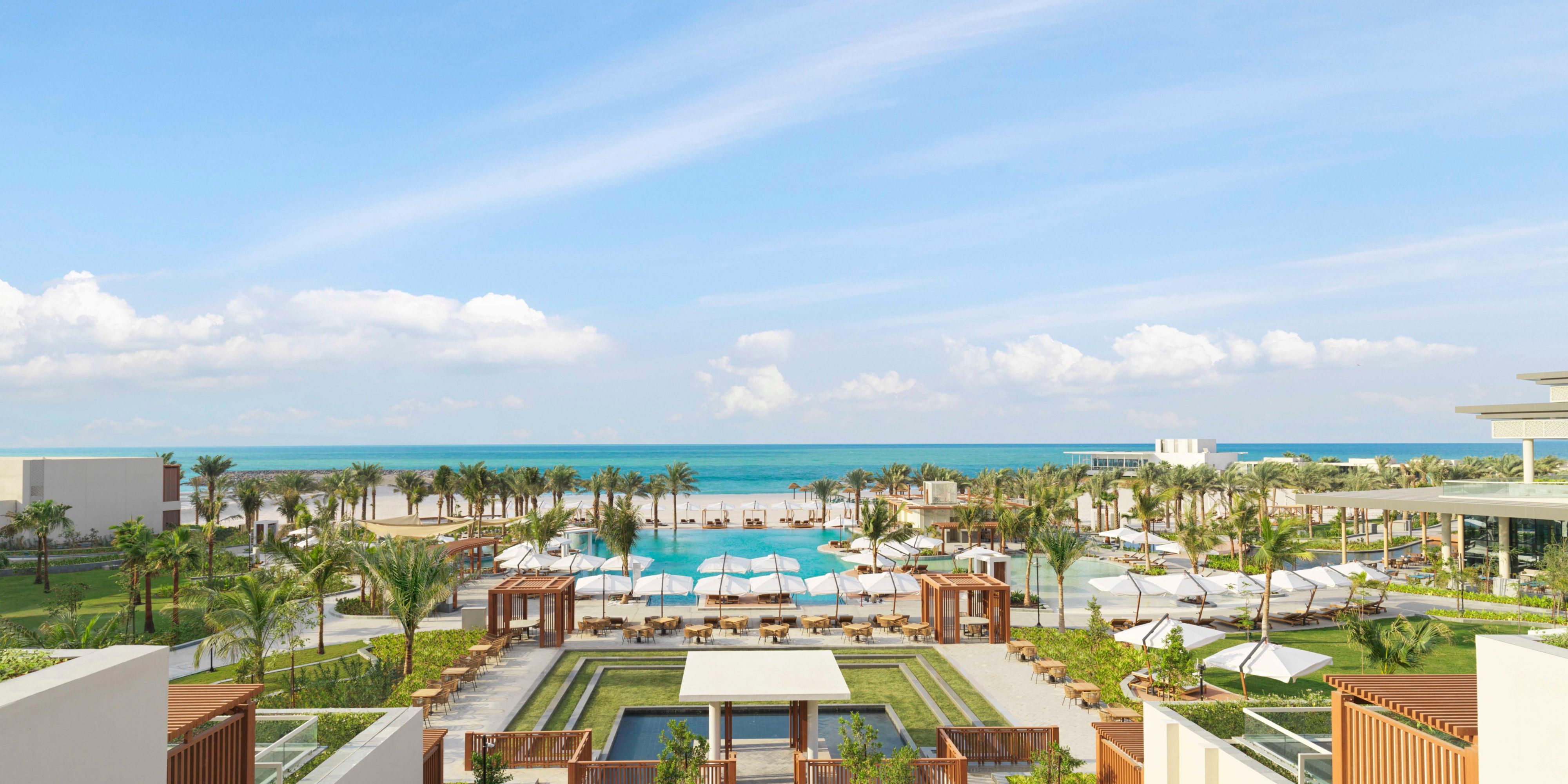 Diverse leisure facilities with stunning sea views
