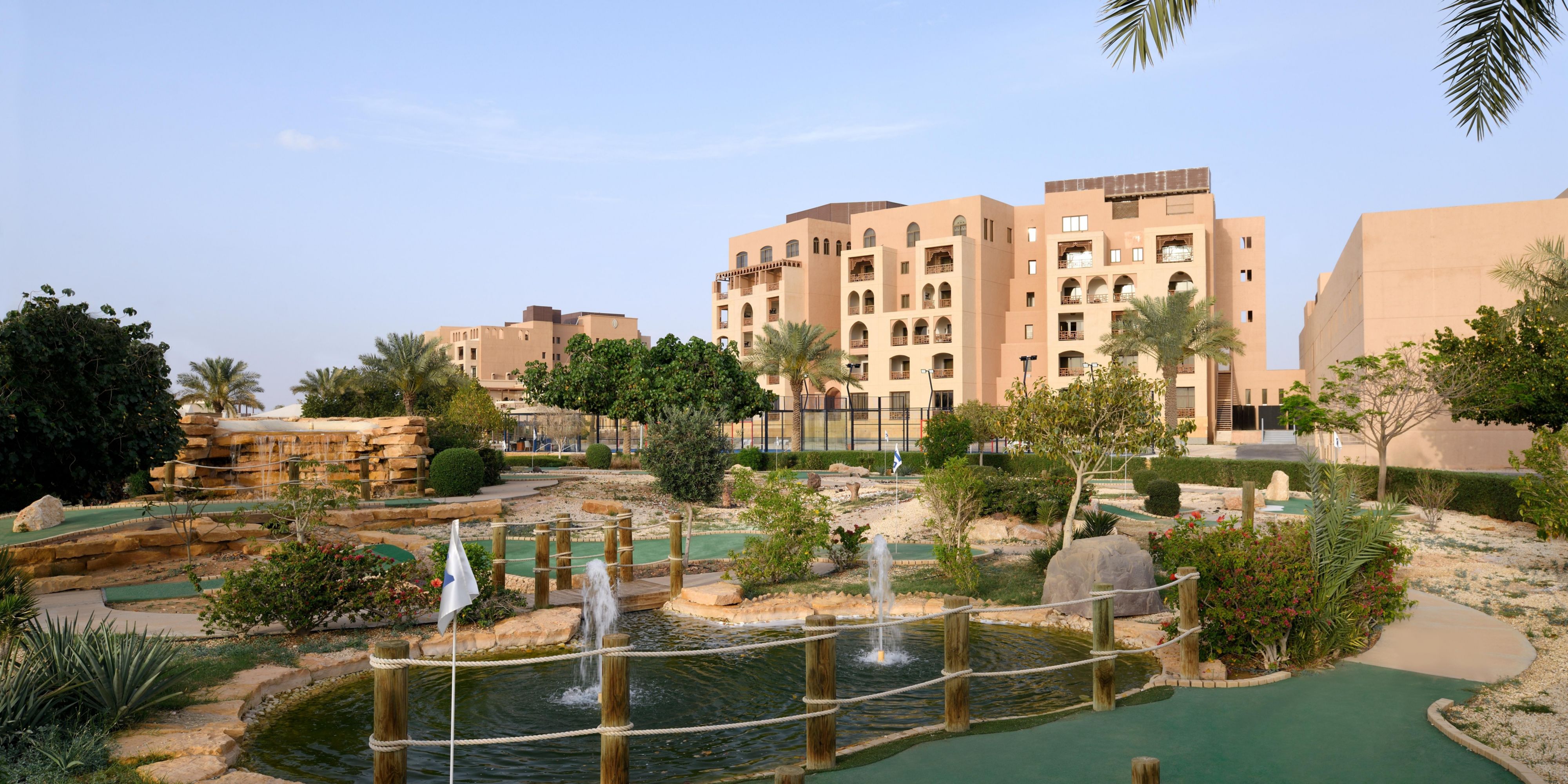 Make this summer unforgettable with our family staycation offers. Enjoy access to the kids’ club, mini golf, paddle, 2 indoor pools and the resort-style pool, plus spacious rooms and dining perks. It's the perfect escape where luxury meets playful moments for all ages.