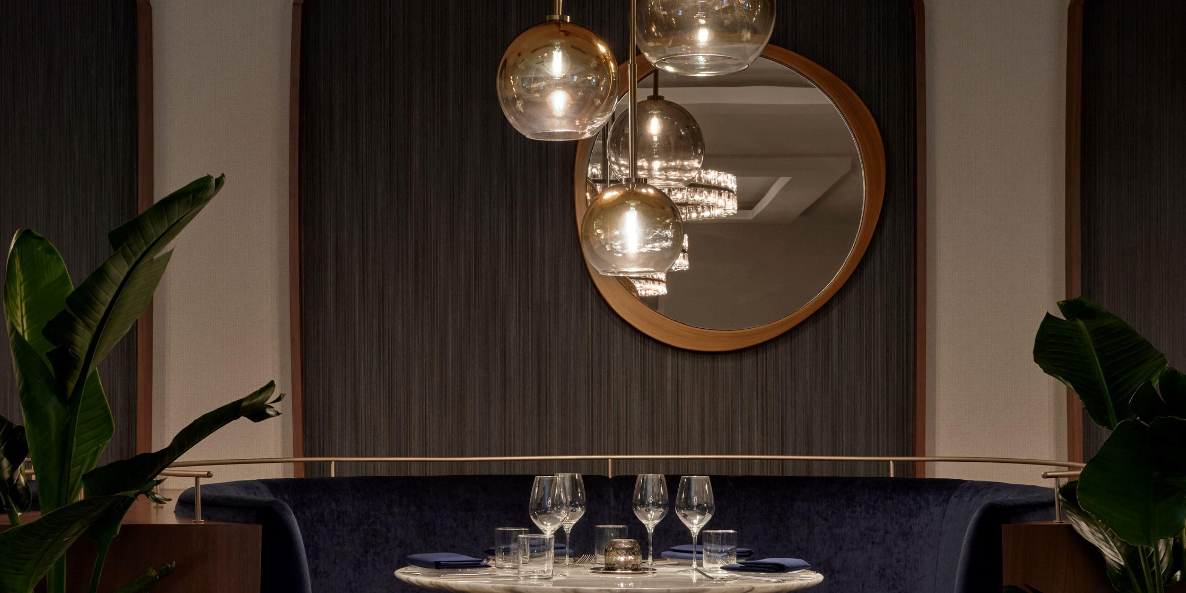Enjoy a fine dining experience or weekend brunch at our American brasserie, Cavalier. Step into our lobby for craft cocktails at Deco Bar or caffeinated delights at Rosebelly Coffee. End the day with views of the city at our rooftop bar, High Praise.