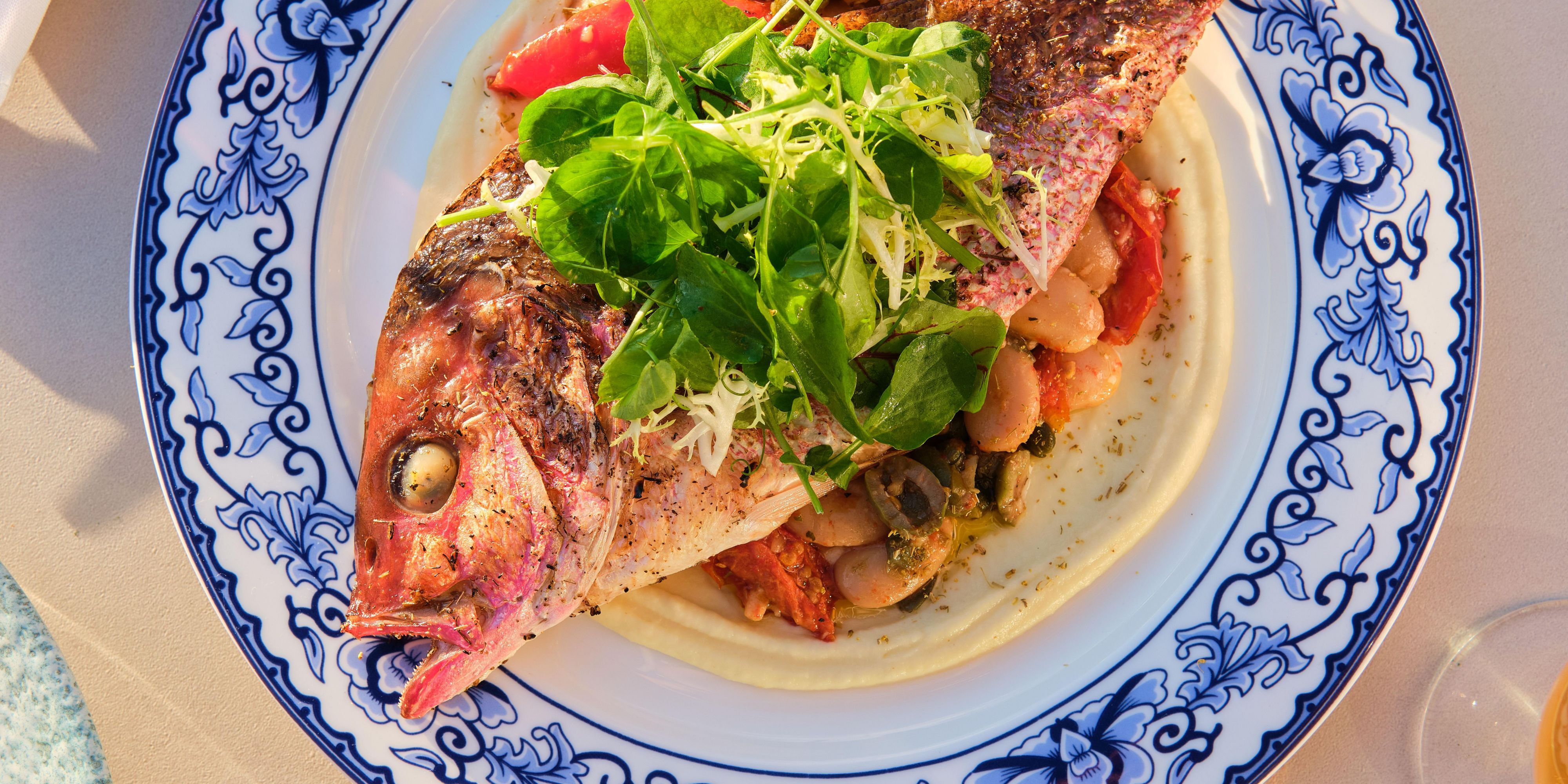 At Garibaldi, the essence of seaside dining is reimagined with vibrant flavors and effortless charm. Nestled on California’s coast, our restaurant blends the bounty of the Pacific with the warmth of Mediterranean traditions - where fresh catch, seasonal produce, and wood-fired cooking create dishes that feel both refined and relaxed.