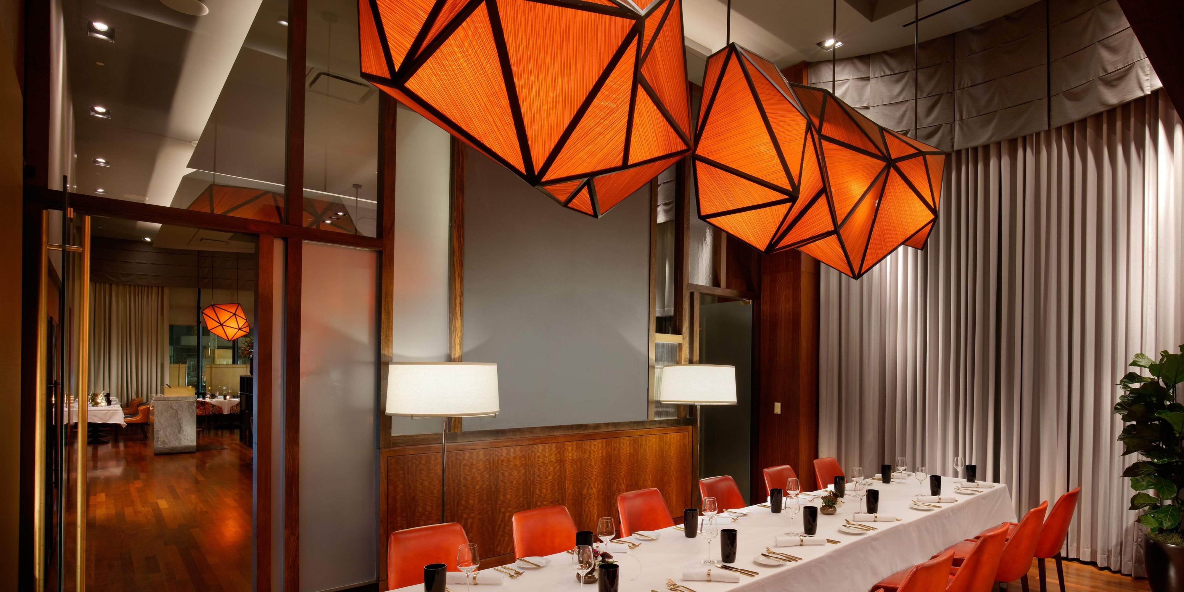 From business luncheons to family celebrations, our private dining room is the perfect place for any occasion.

Book your 'Behind the Gold Curtain' private event today!

Please call: 415-616-6563 or email: TheLuceRoom@IHG.com for more information.