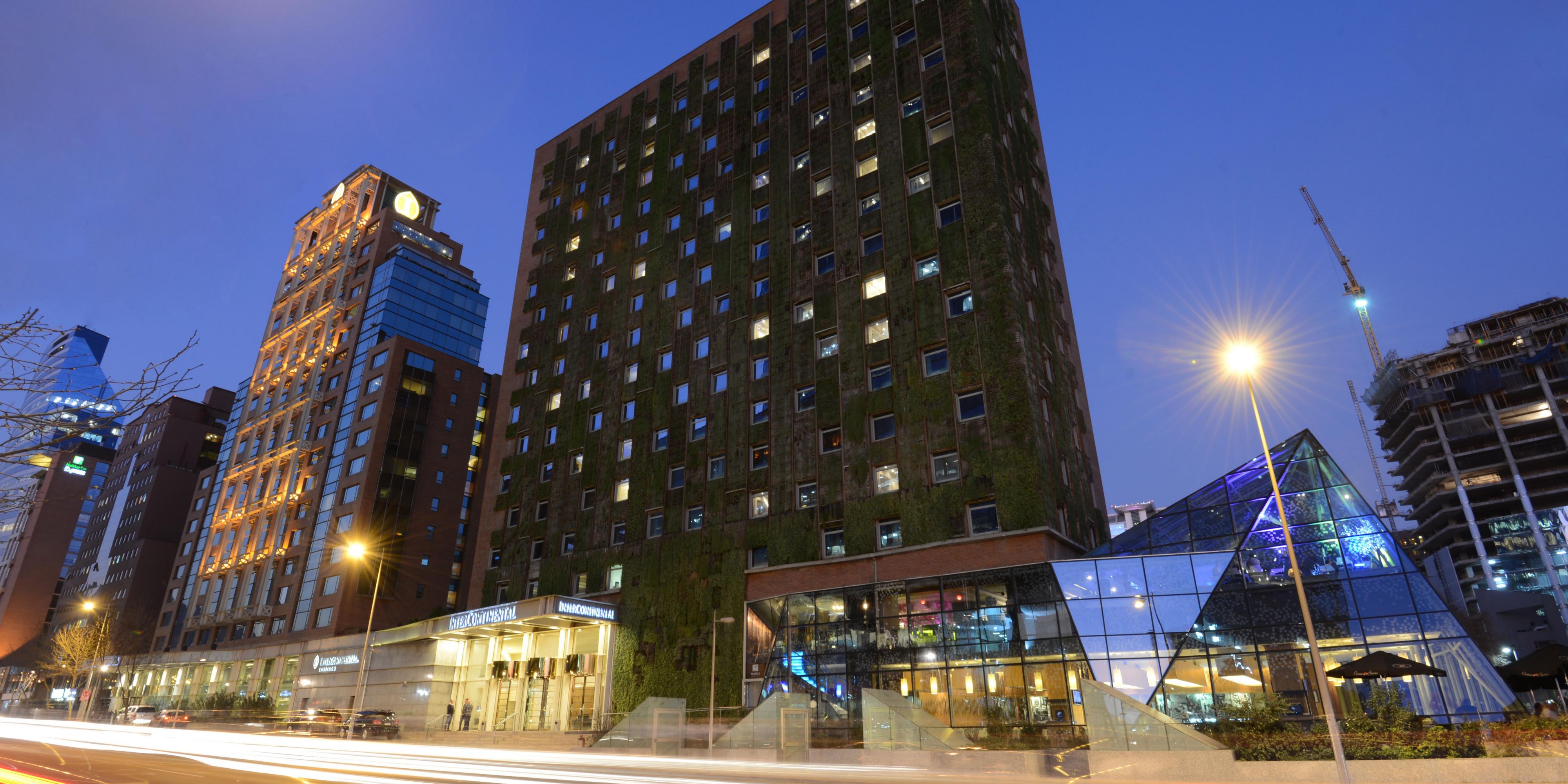 Hotel Exterior at night