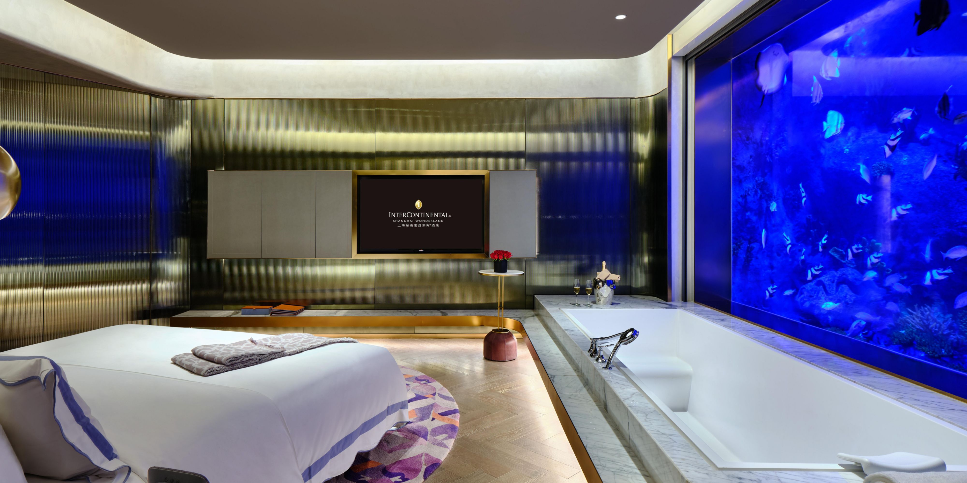 洲际套房水下景观