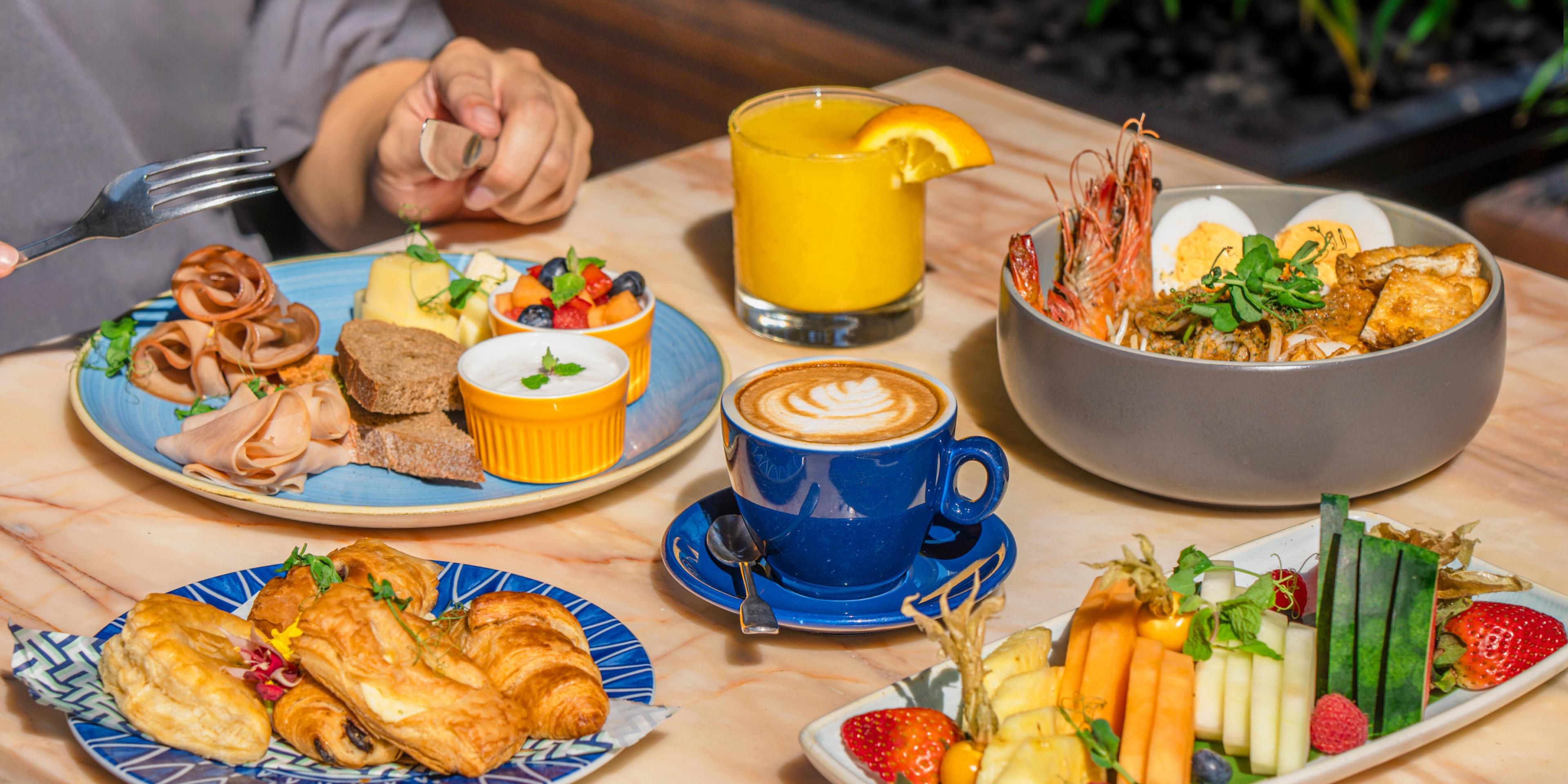 Savour a hearty breakfast buffet for two at our award-winning Italian restaurant, Publico Ristorante and Garden. —all for just $1 on your next riverfront weekend getaway when you book and stay by 31 December 2025. 