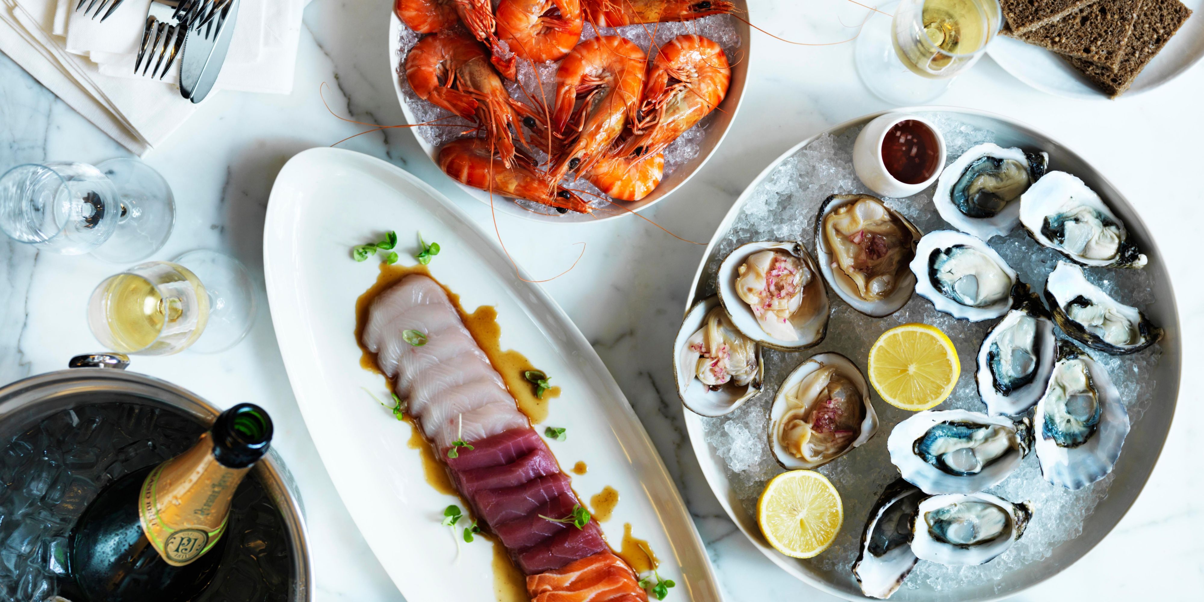 Celebrate Christmas with a spectacular festive buffet featuring fresh seafood, seasonal favourites, traditional roasts, and a decadent dessert selection. Enjoy three hours of beverages as live music sets a joyful tone, making every moment feel truly festive. And of course, no Christmas buffet lunch would be complete without a visit from Santa.