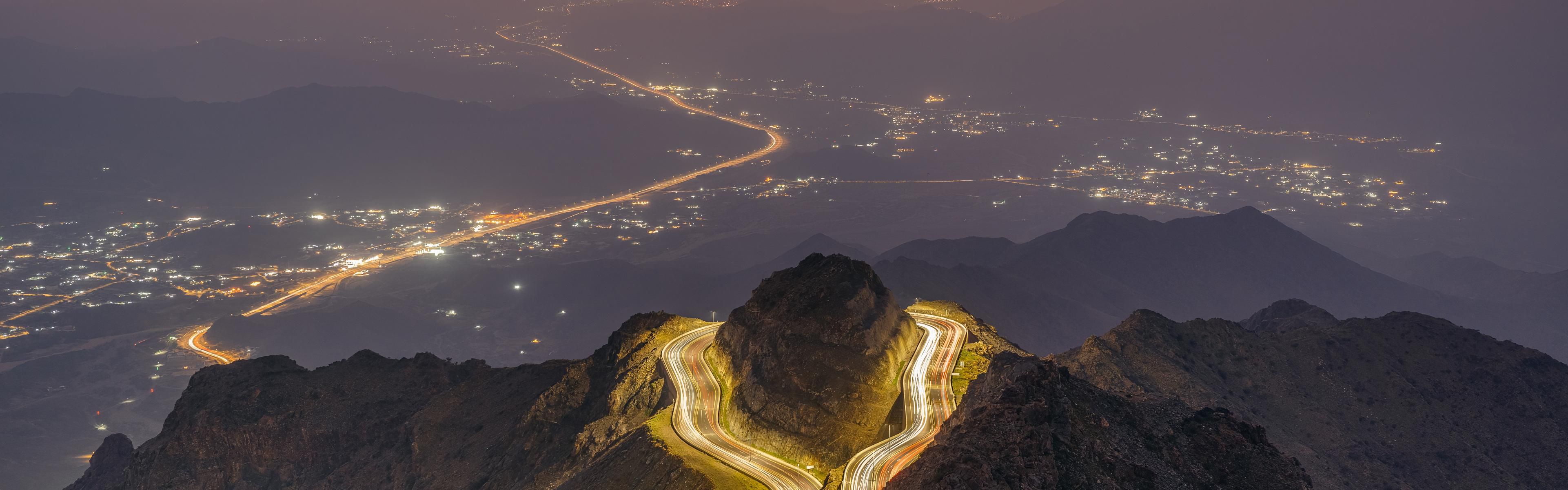 Captivating view from Al Hada, Taif, offering nature's beauty