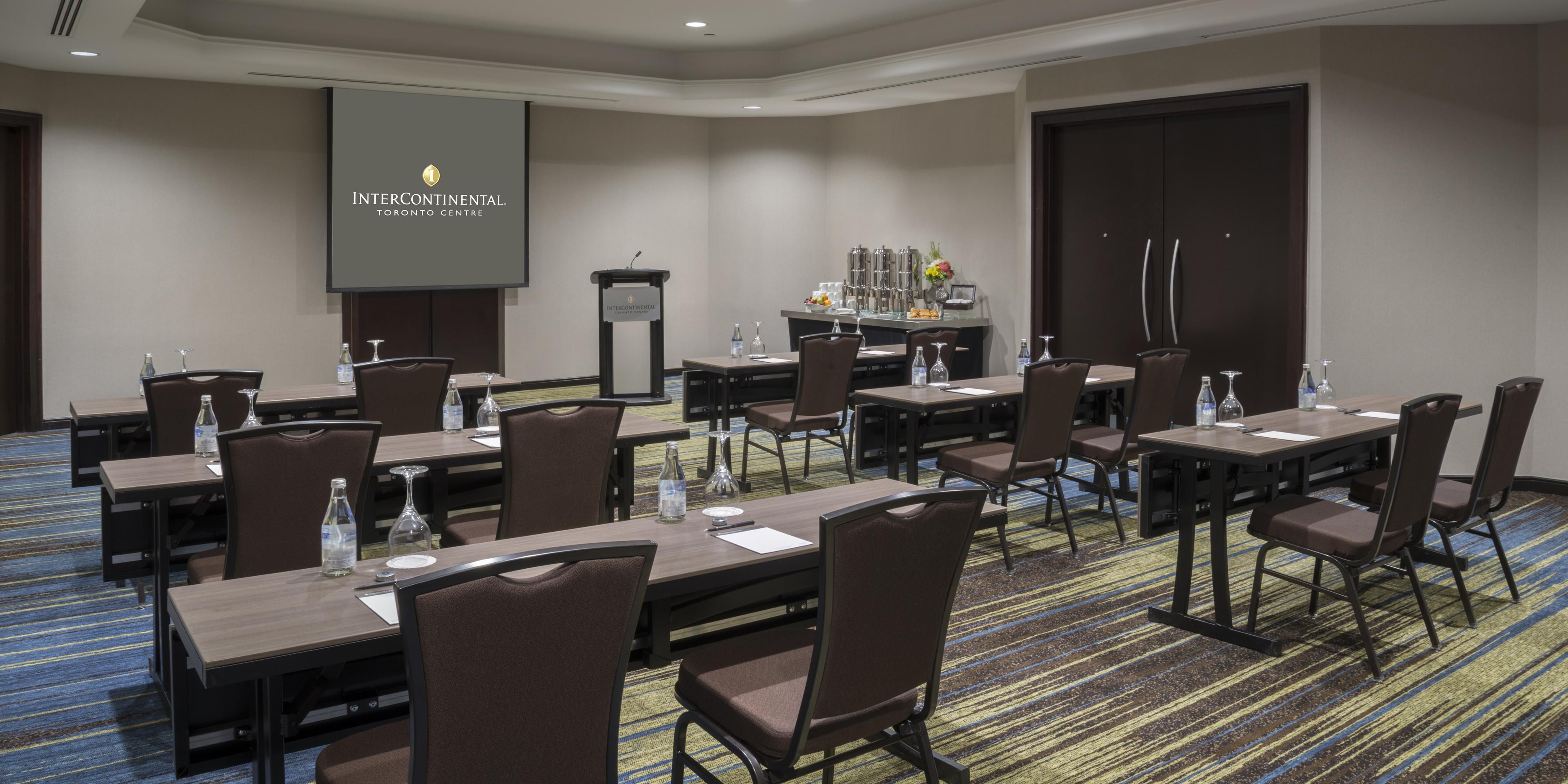 Planned by our dedicated teams with precise attention to detail, your event — whether personal or business — will exceed your expectations. With an unrivalled location in downtown Toronto, our 18,000 square feet of versatile and luxurious space can accommodate gatherings from small meetings to conferences.