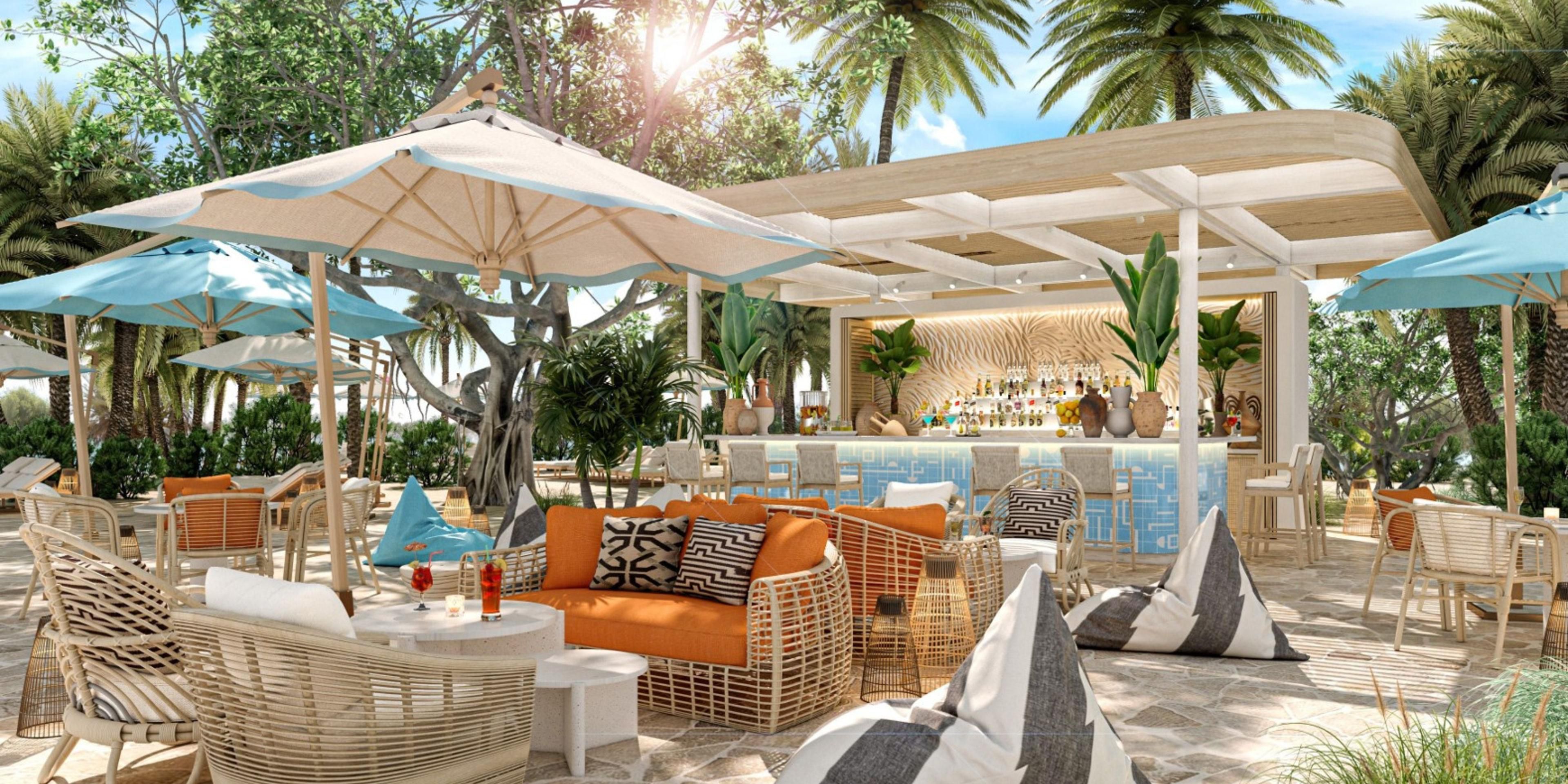 Embark on a vibrant culinary journey at InterContinental The Red Sea Resort in the heart of Shura Island: Darein's bold Levantine Moroccan flavors, Ardo’s fiery South American dishes, Chimes' relaxed Mediterranean bites, Murrma’s specialty coffee & sweets, and The 3O5’s vibrant Latin-Miami vibe.