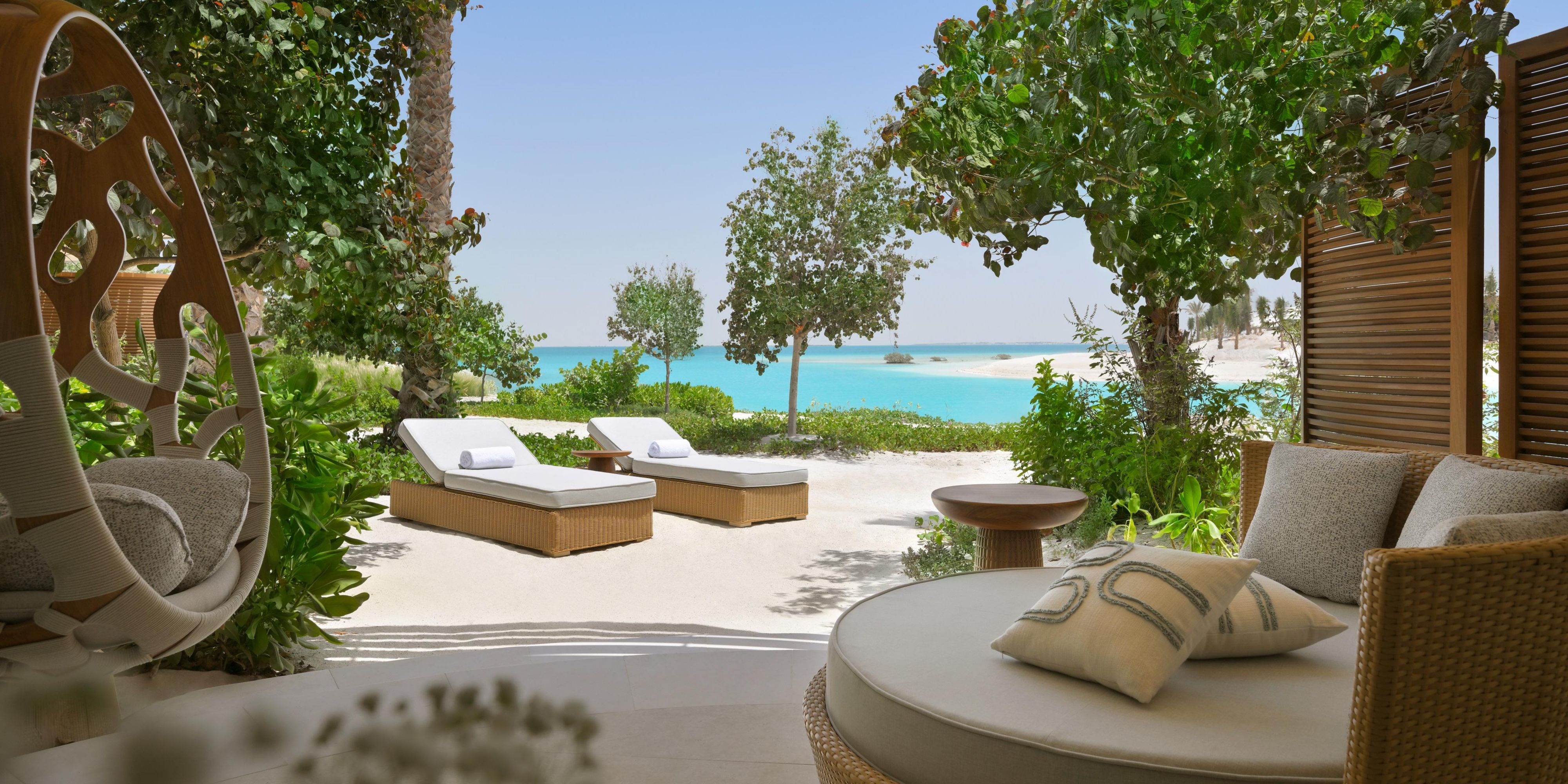 Gaze out over turquoise waters and untouched shores at InterContinental The Red Sea Resort. Whether you're soaking in the sun or watching the sky ignite at sunset, every moment is framed by the island’s natural beauty, immerse yourself in what feels like a window to paradise.