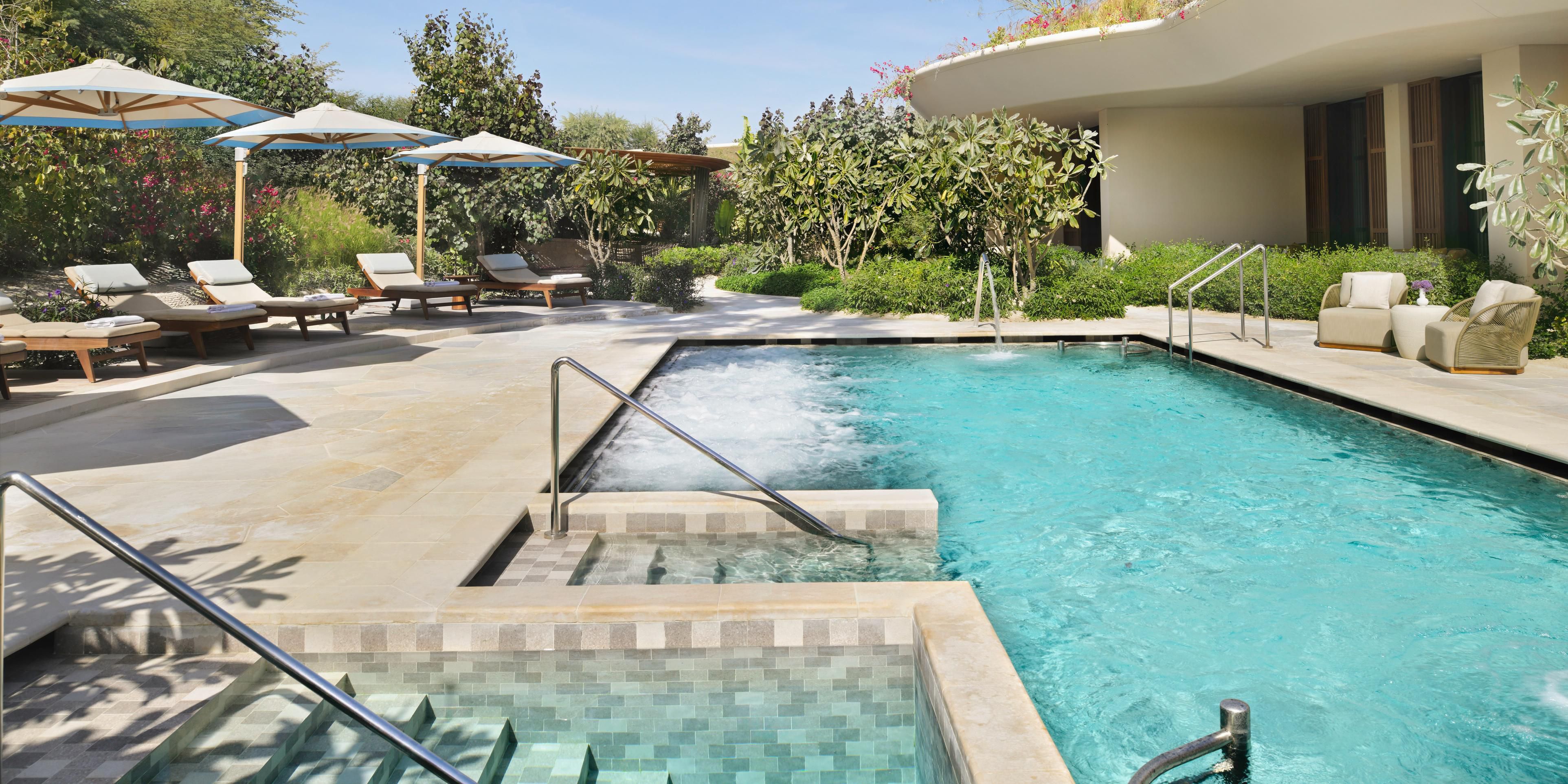 Rejuvenate in Our Therapy Pool