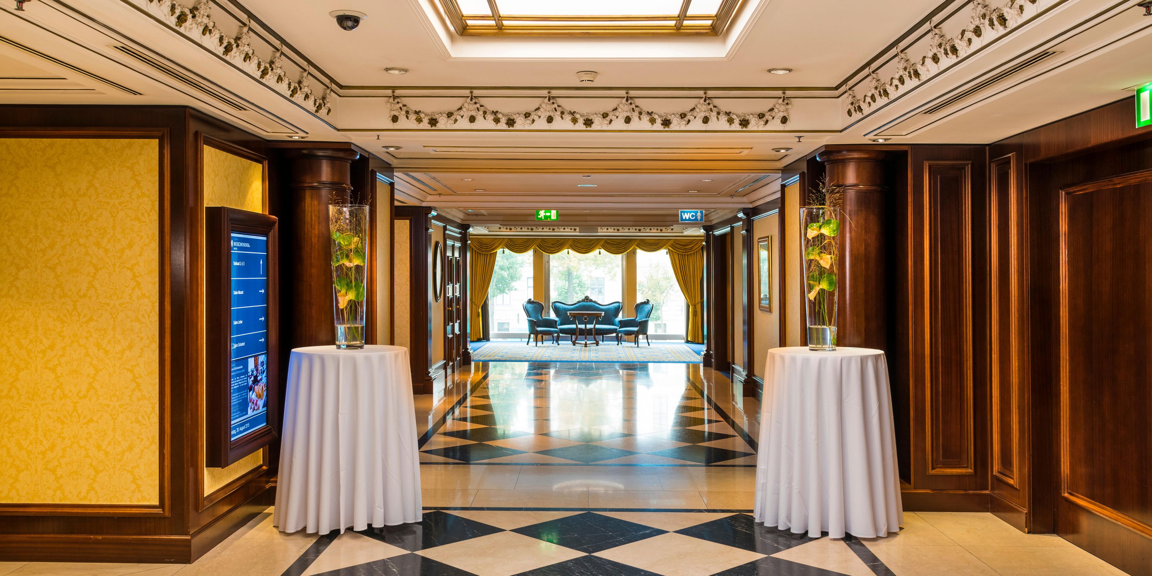 InterContinental Vienna rankes among Europe's top meeting hotels. With 1,200 sqm of meeting space featuring natural daylight, the newest equipment, total flexibility, and an experienced and passionate team, this makes us your perfect partner in Vienna.