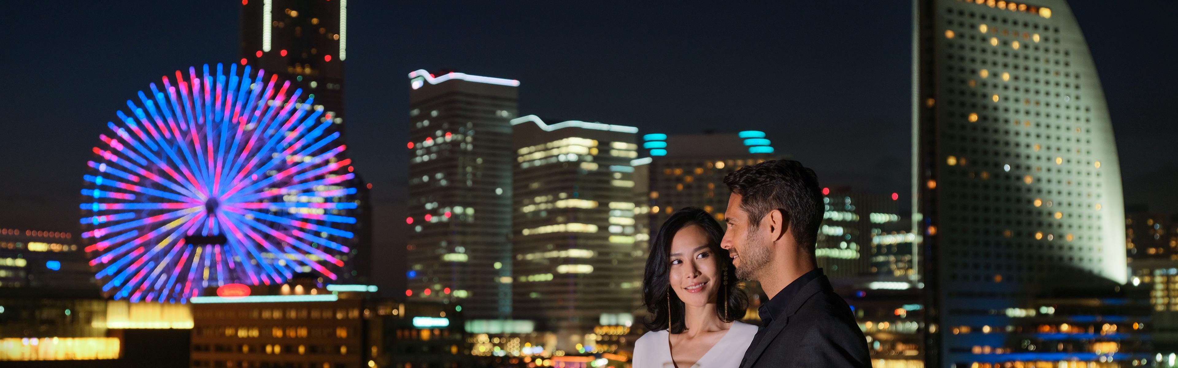 City ​​side view