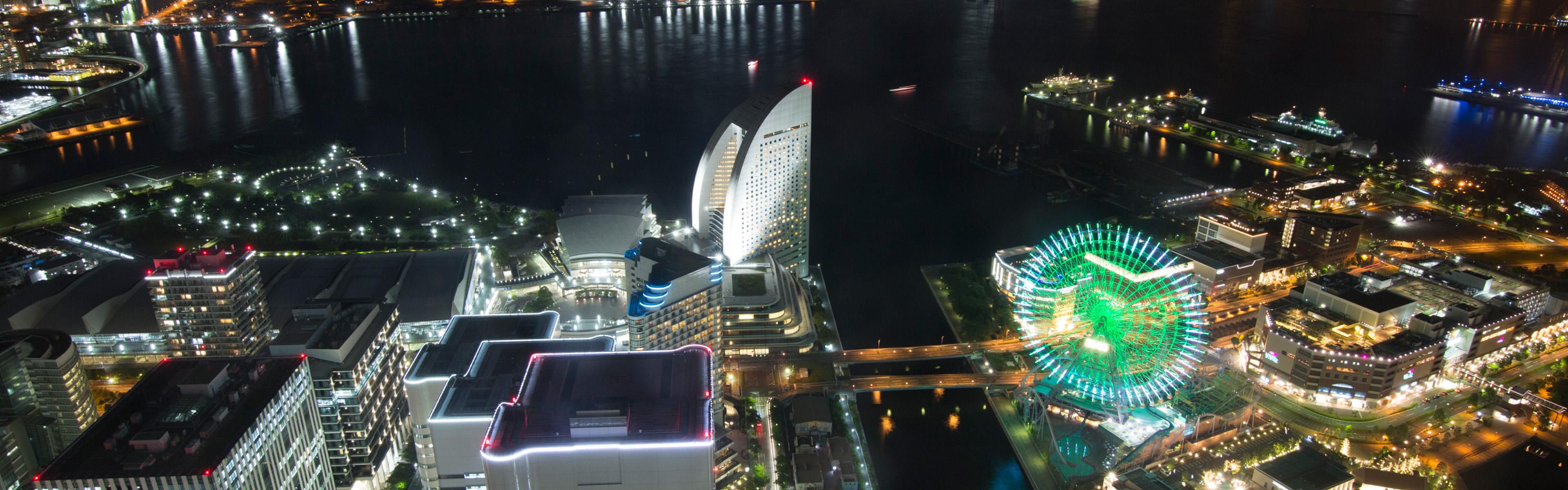 Yokohama Minato Mirai 21 The district facing Yokohama Port