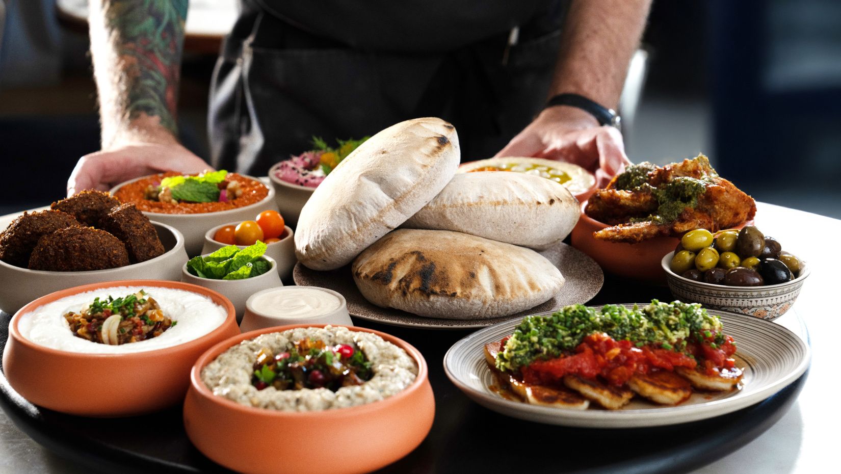 十种开胃小吃的拼牌