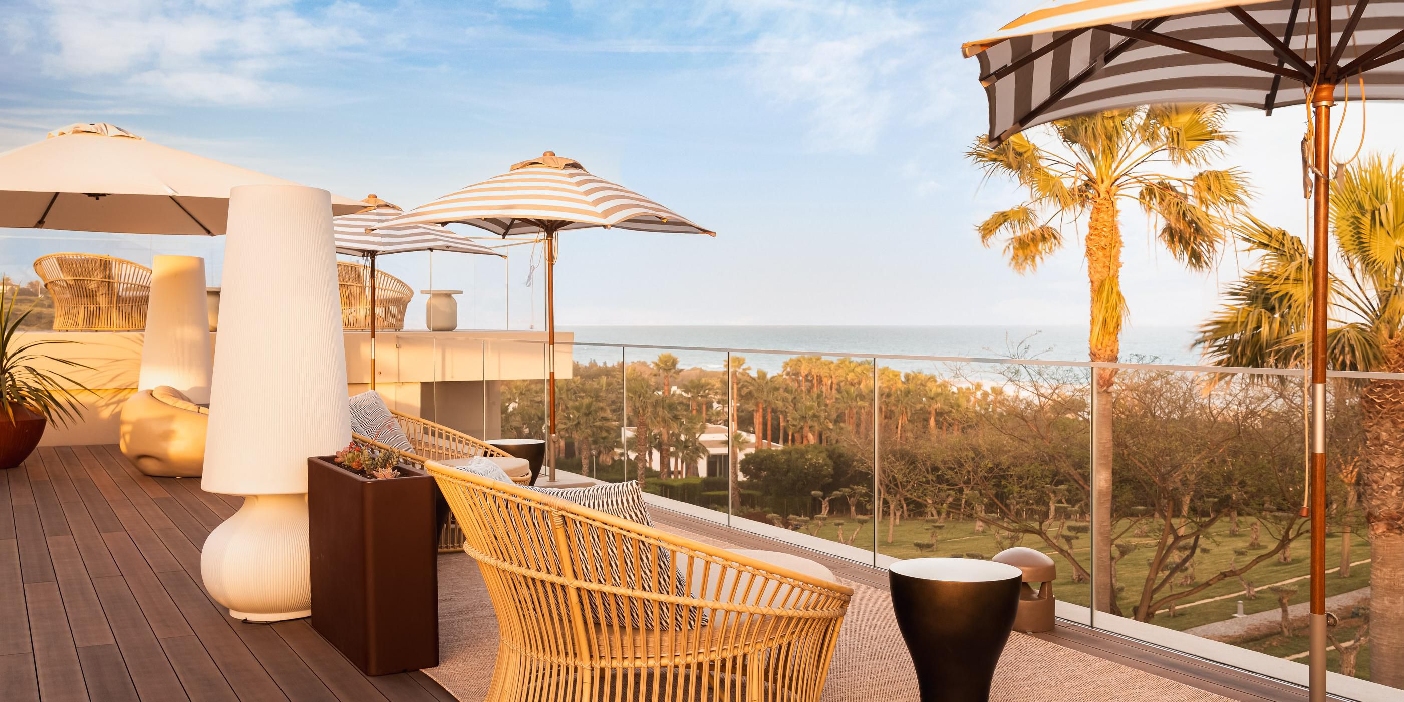 Sip handcrafted cocktails while soaking in breathtaking Atlantic Ocean views from our rooftop bar. Whether it’s golden hour or late-night lounging, this stylish space is the perfect backdrop for elevated moments under the Algarve sky.