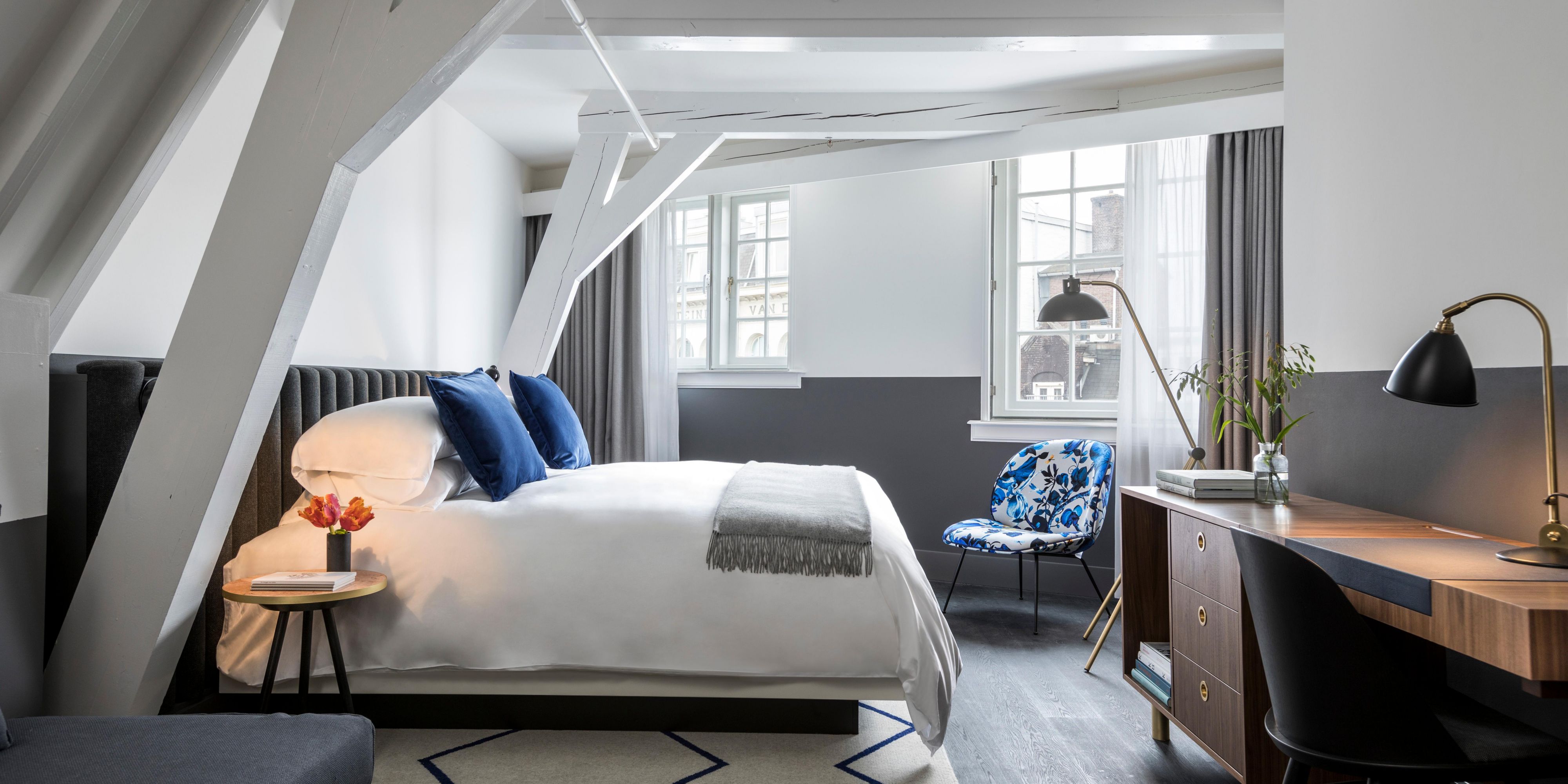 Historical beams in one of our Junior Suites.