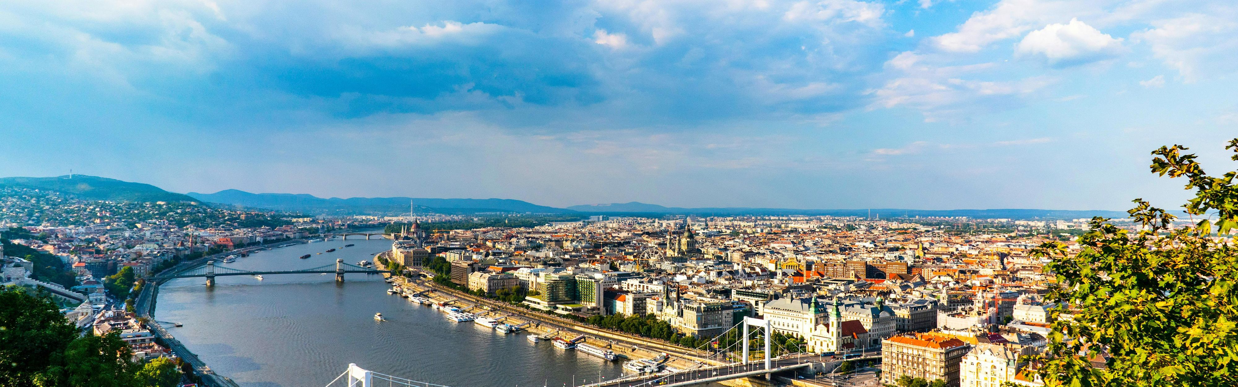 Bridging past and present in Budapest.