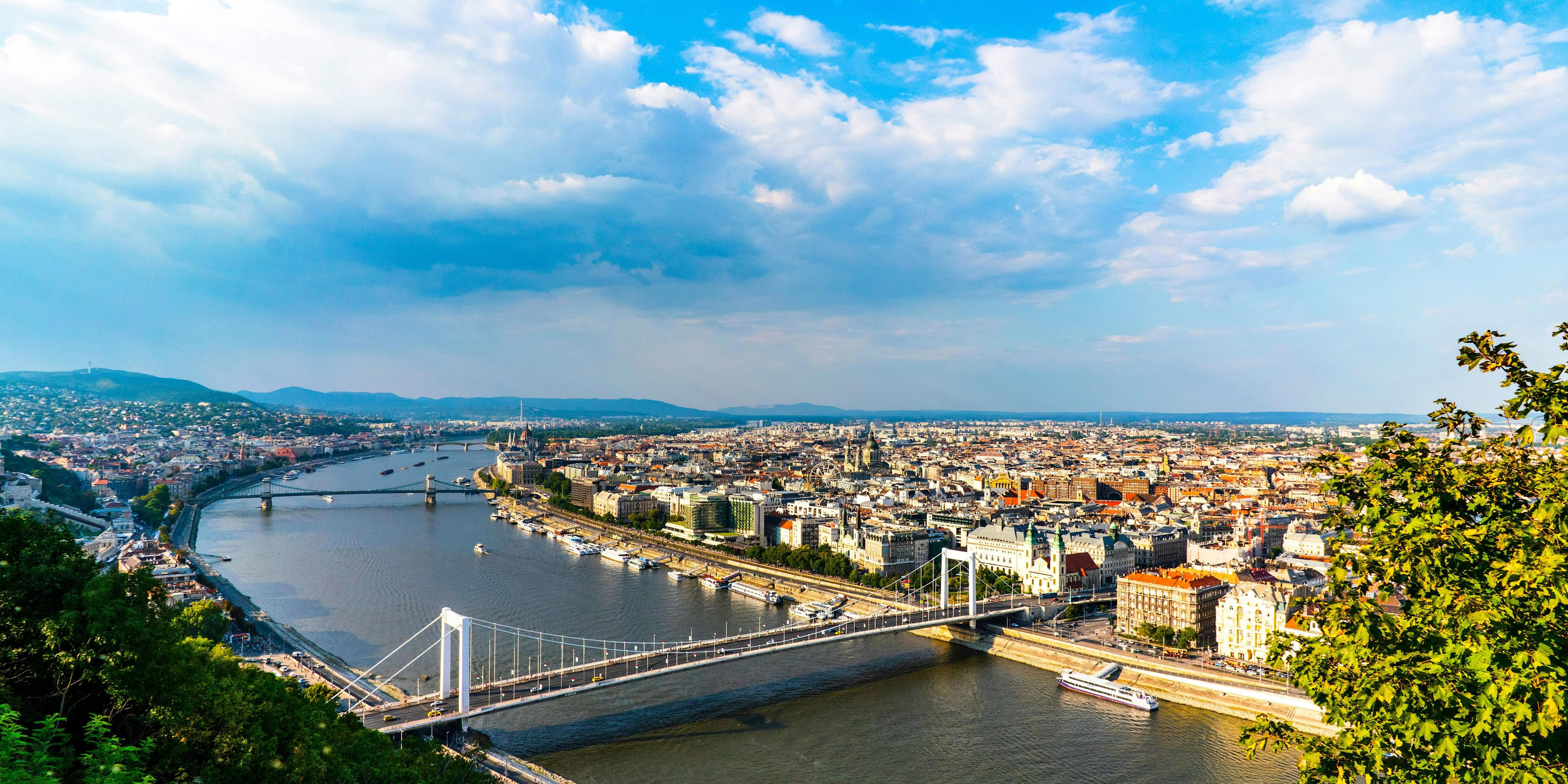 Bridging past and present in Budapest.