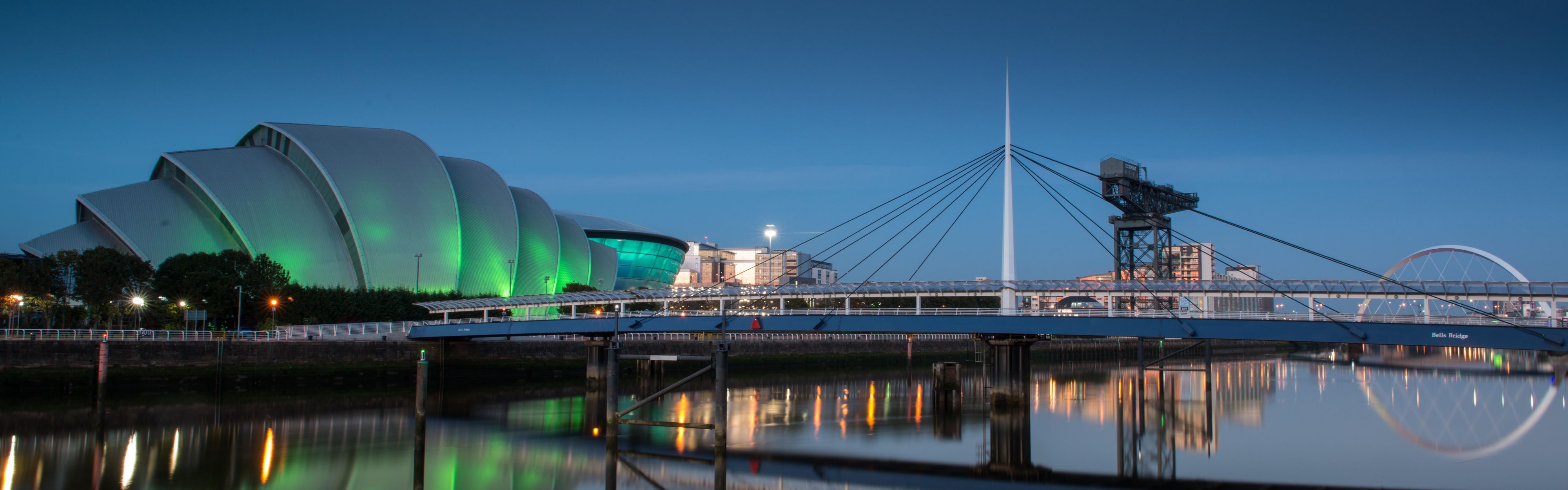 Glasgow city skyline