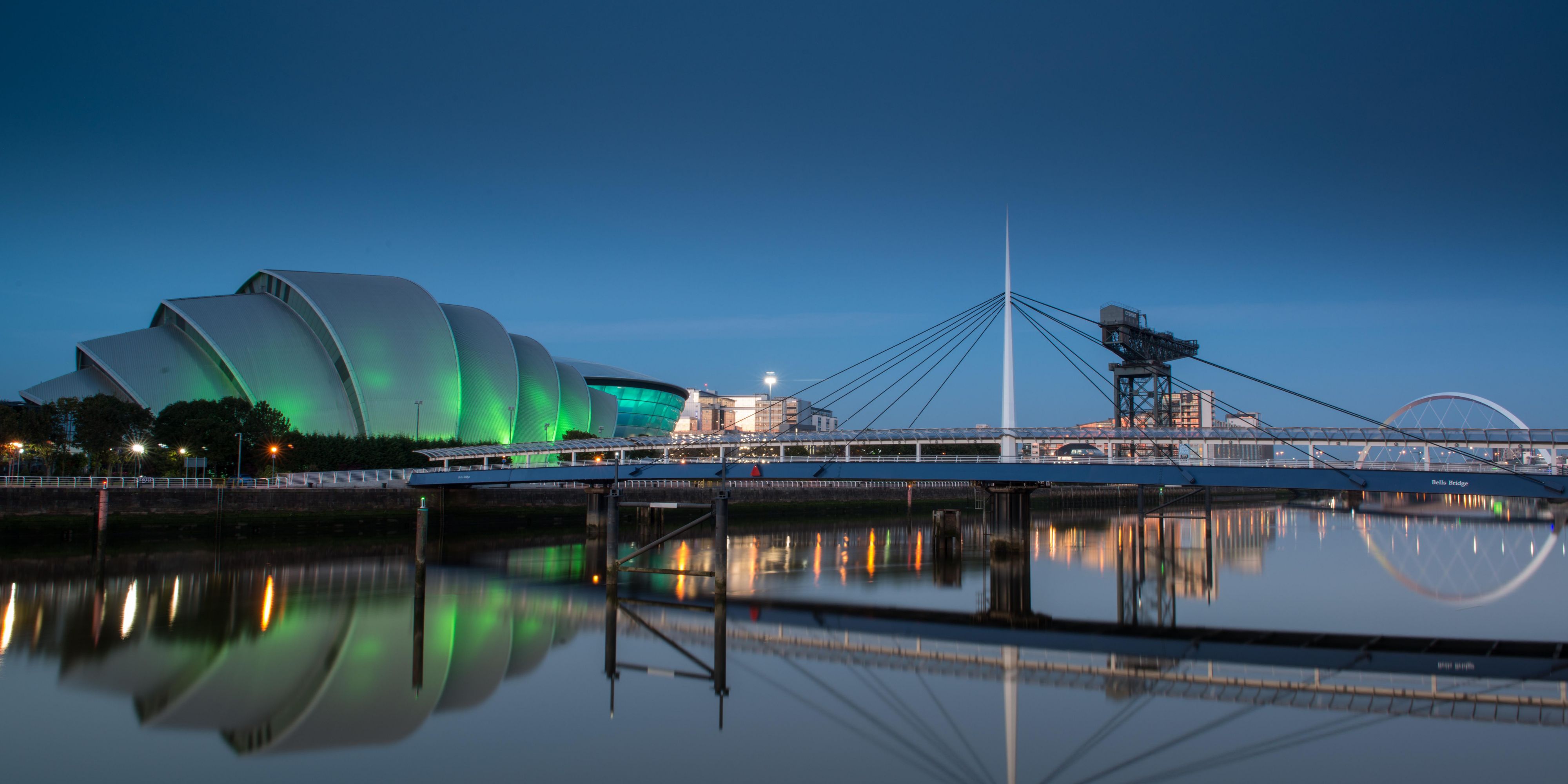 Glasgow city skyline