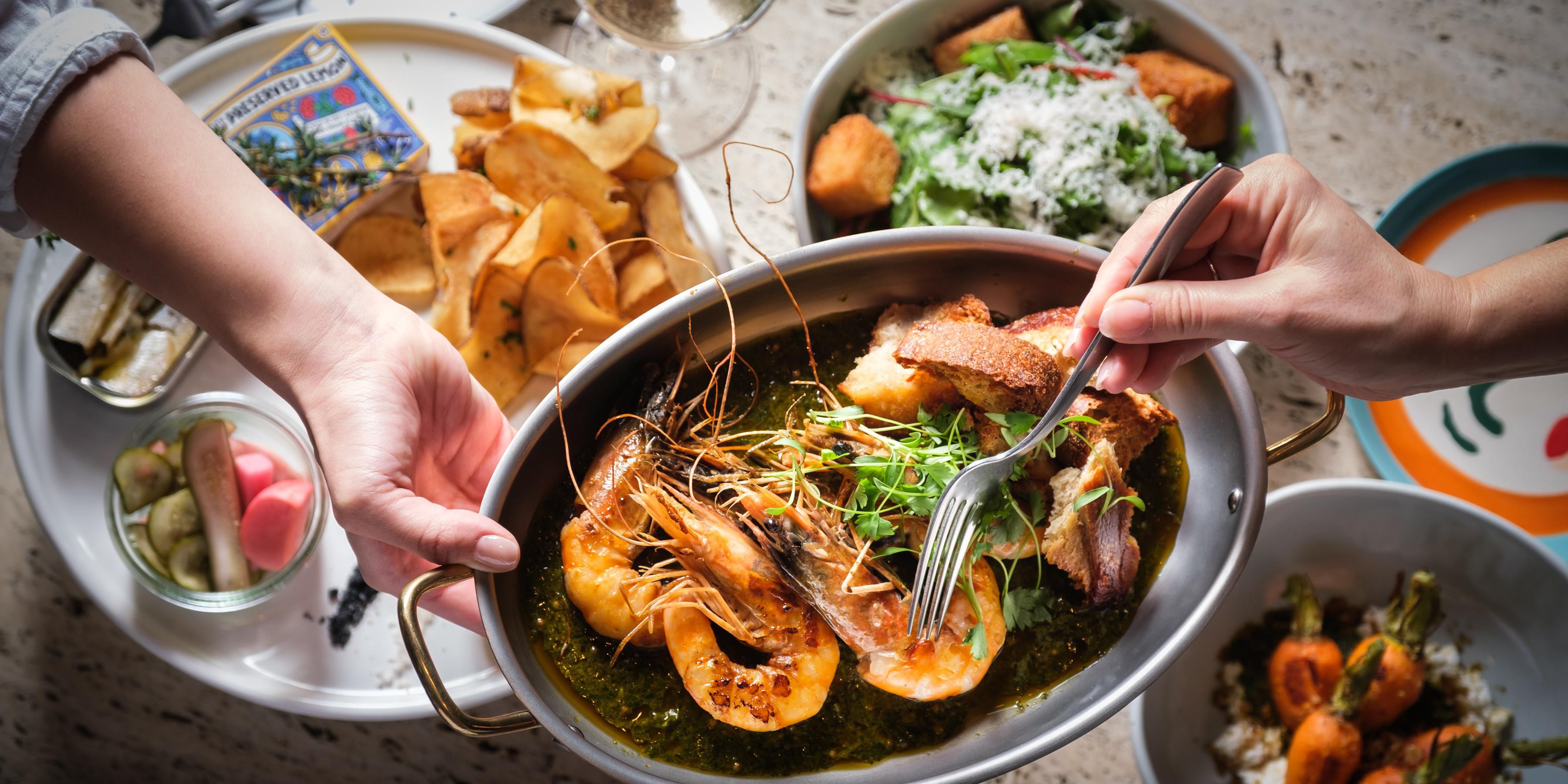 From inventive cocktails to plentiful wines, shareable snacks to sumptuous large plates, we're here to welcome you and to help you escape life's pesky troubles for a while. Whether you are stopping by for a quick drink or joining us for a night among friends, we can't wait to share a relaxed, relaxing evening with you.