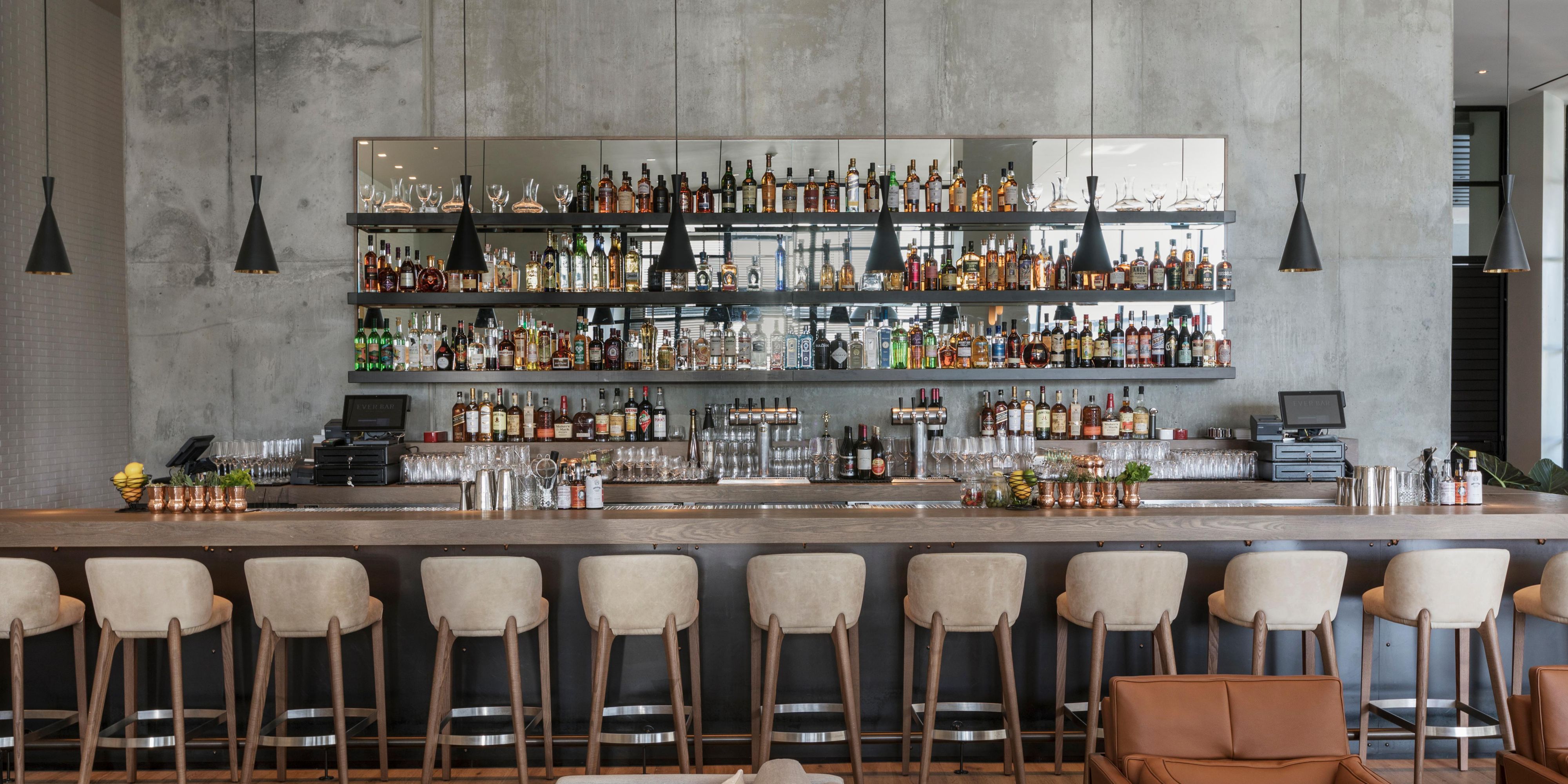 This stylish yet laidback social hub invites locals and visitors to mingle over delicious fare and drinks in an inviting SoCal atmosphere. The hybrid space proves great for daytime work or nighttime play and often features fashion or music happenings. For an intimate private gathering, rent out the glass-enclosed Conservatory.