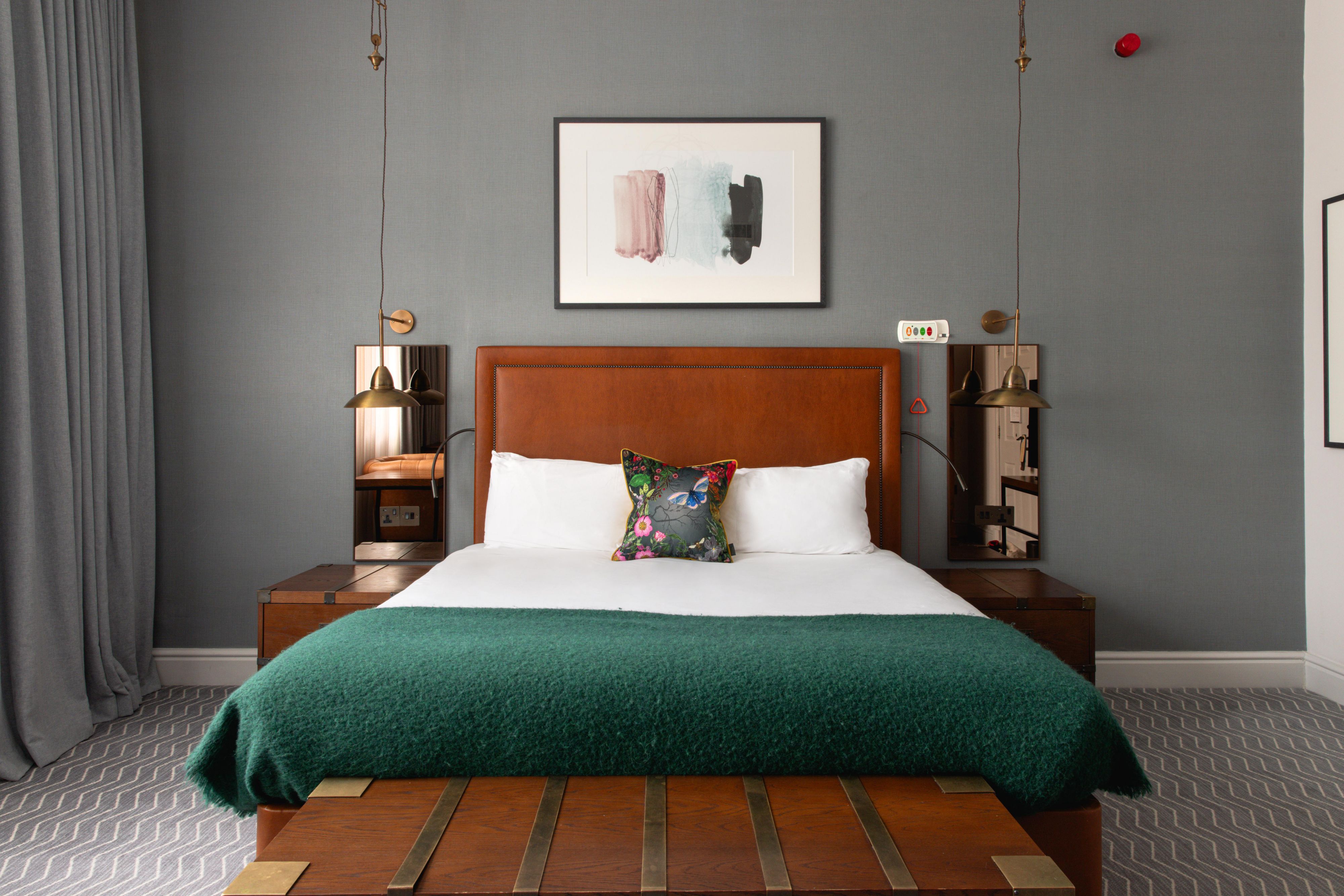 King sized bed in a king suite