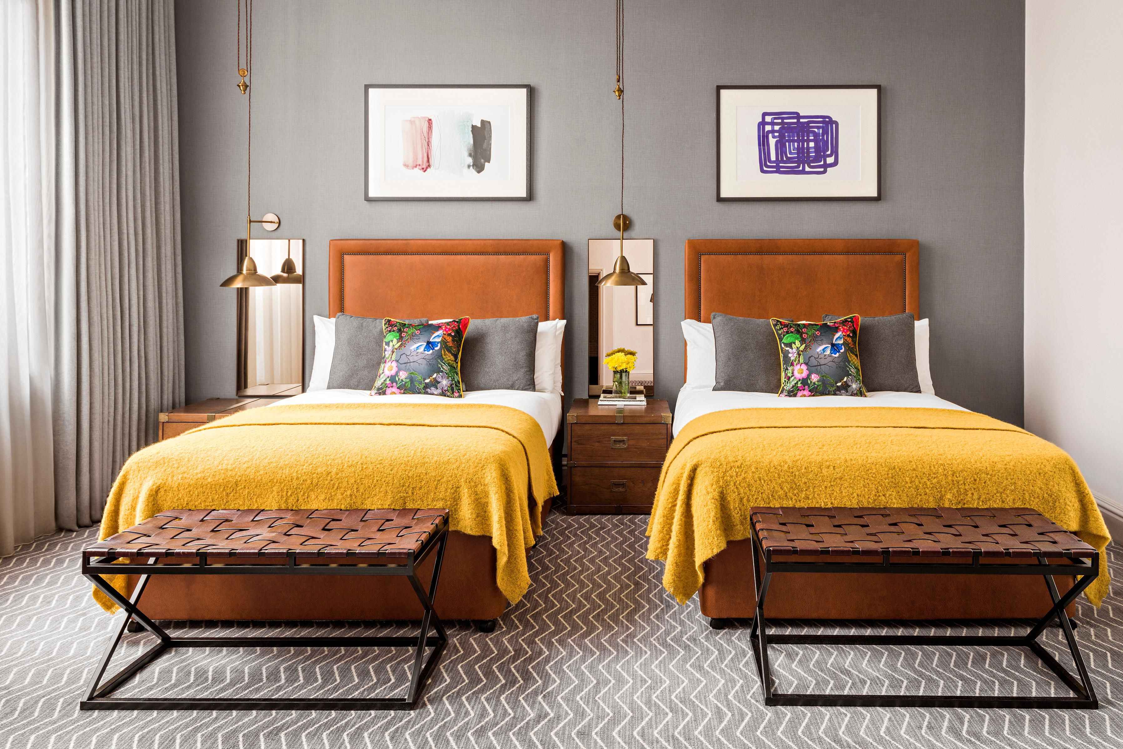 2 King bed accessible hotel guest room