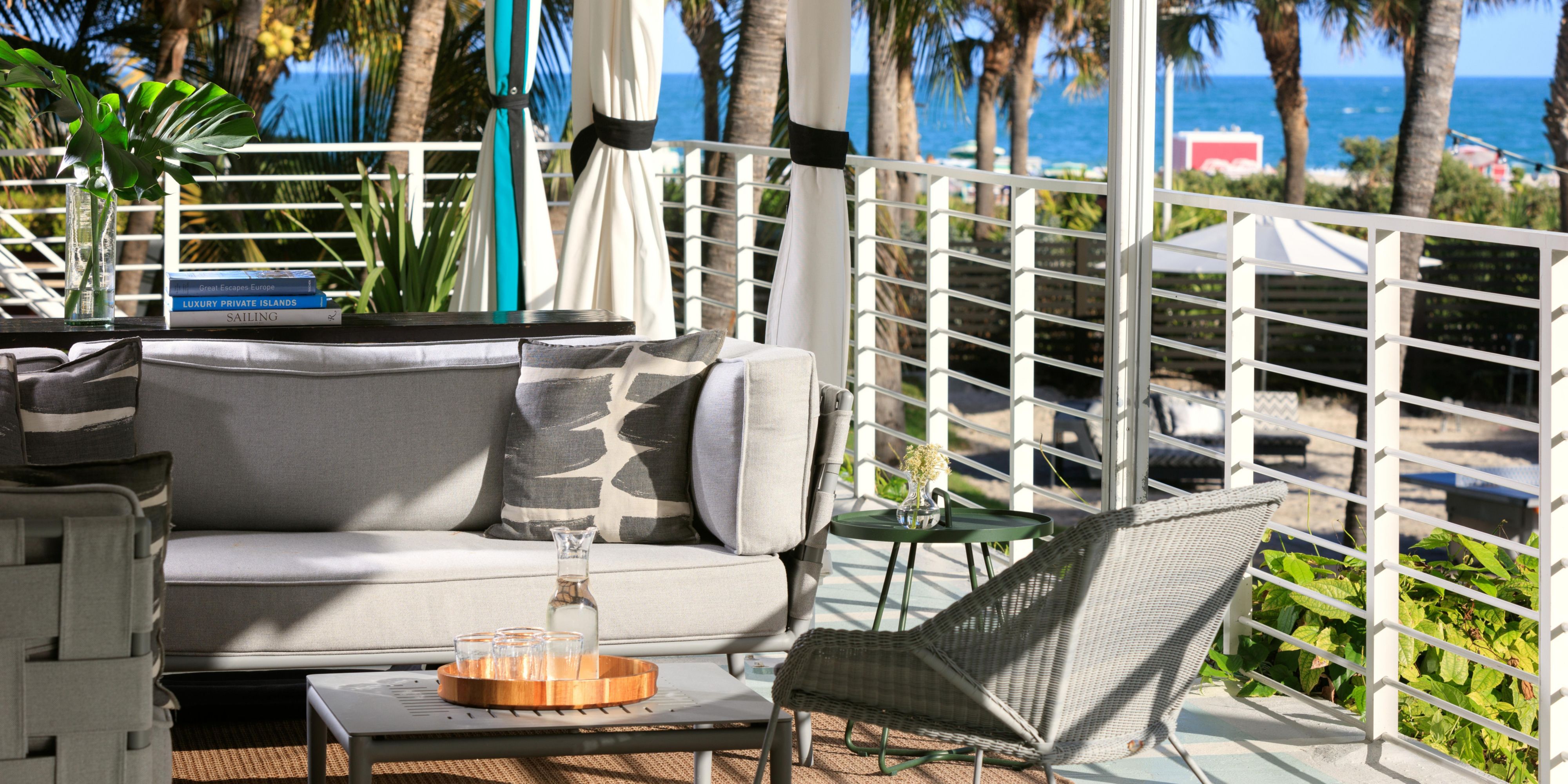 While South Beach is famous for never-ending nightlife, Kimpton Surfcomber accounts for the other 24 hours. Our “Daylife” is laid-back poolside revelry, with volleyball, hula hoop contests, wine hours and more. To fully grasp how much fun we have, you need to experience Kimpton Surfcomber in person. Feel free to take that as a hint.