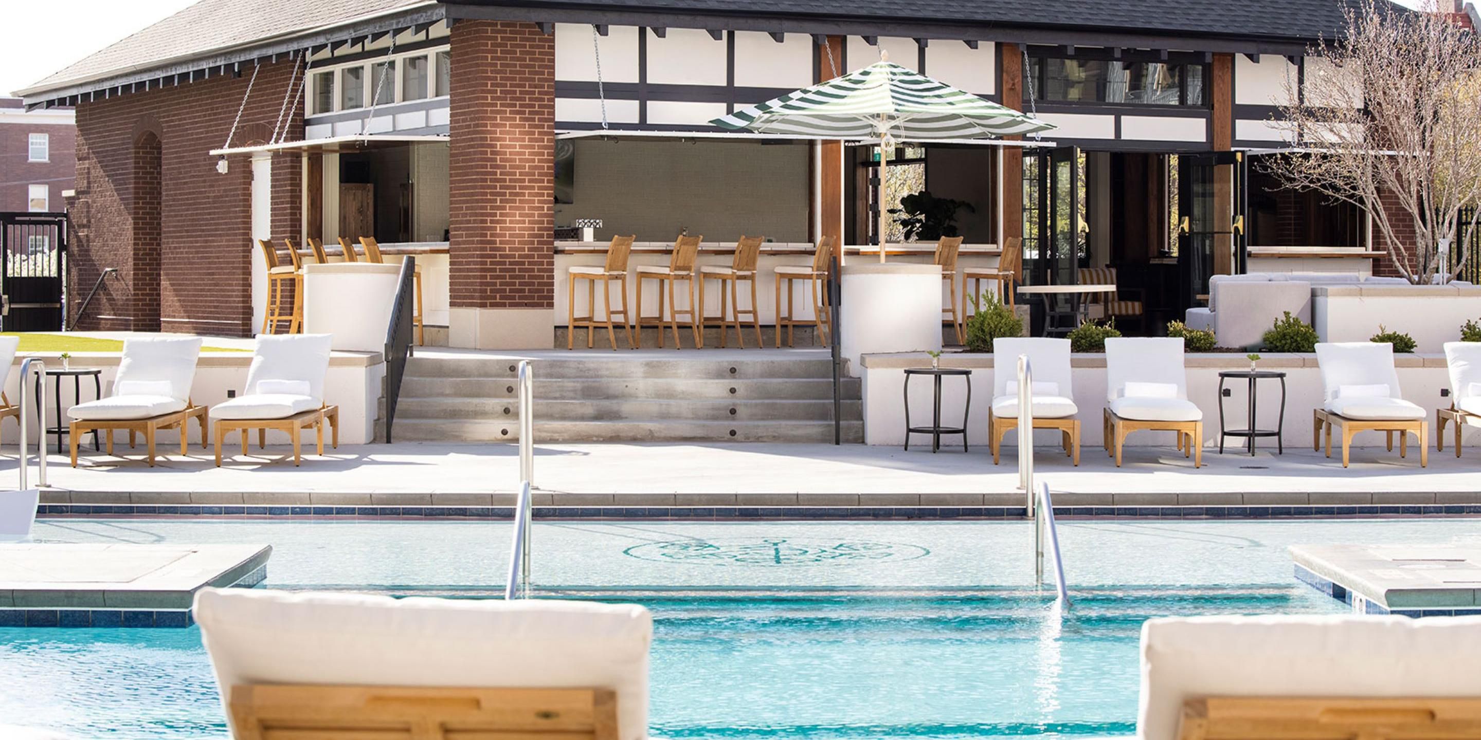 Get a refreshing cool-down, soak in some rays on our sun shelf, and enjoy poolside grilling and DJ sets. The expansive deck is complete with loungers, rentable cabanas, shaded seating areas for cooling off on summer nights and a relaxing hot tub. The Cottonwood Pool Club is open seasonally from early-May thru mid-September.