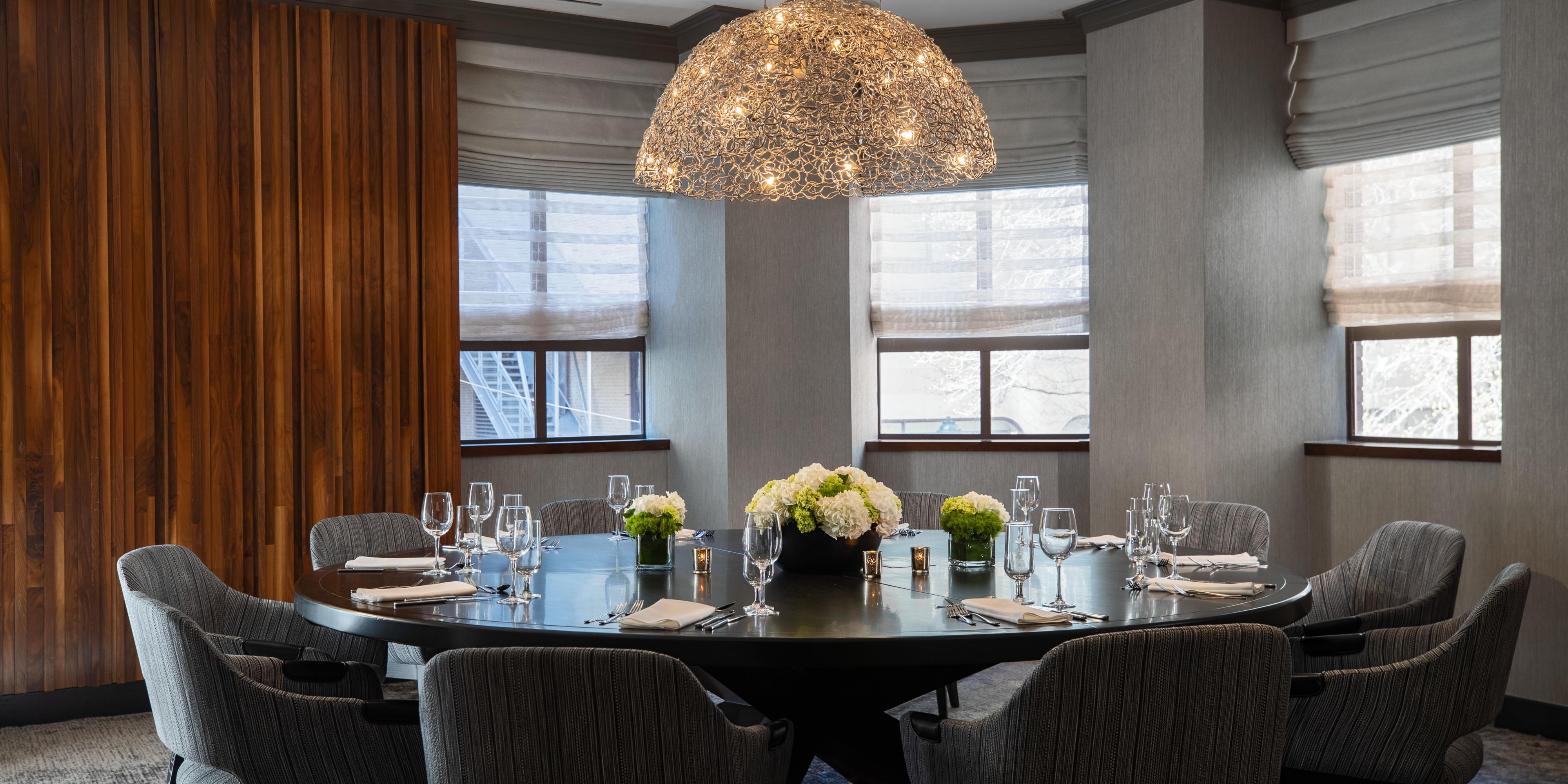 Every private dining event proves delicious and inspiring, thanks to Chef Mackenson “Mack” Horebe of Square 1682, who focuses on local, seasonal menus that emphasize colorful, hearty dishes. Let us host your private dining event for parties of 10 to 250 guests in spaces from an intimate library and sleek boardroom to an elevated ballroom.