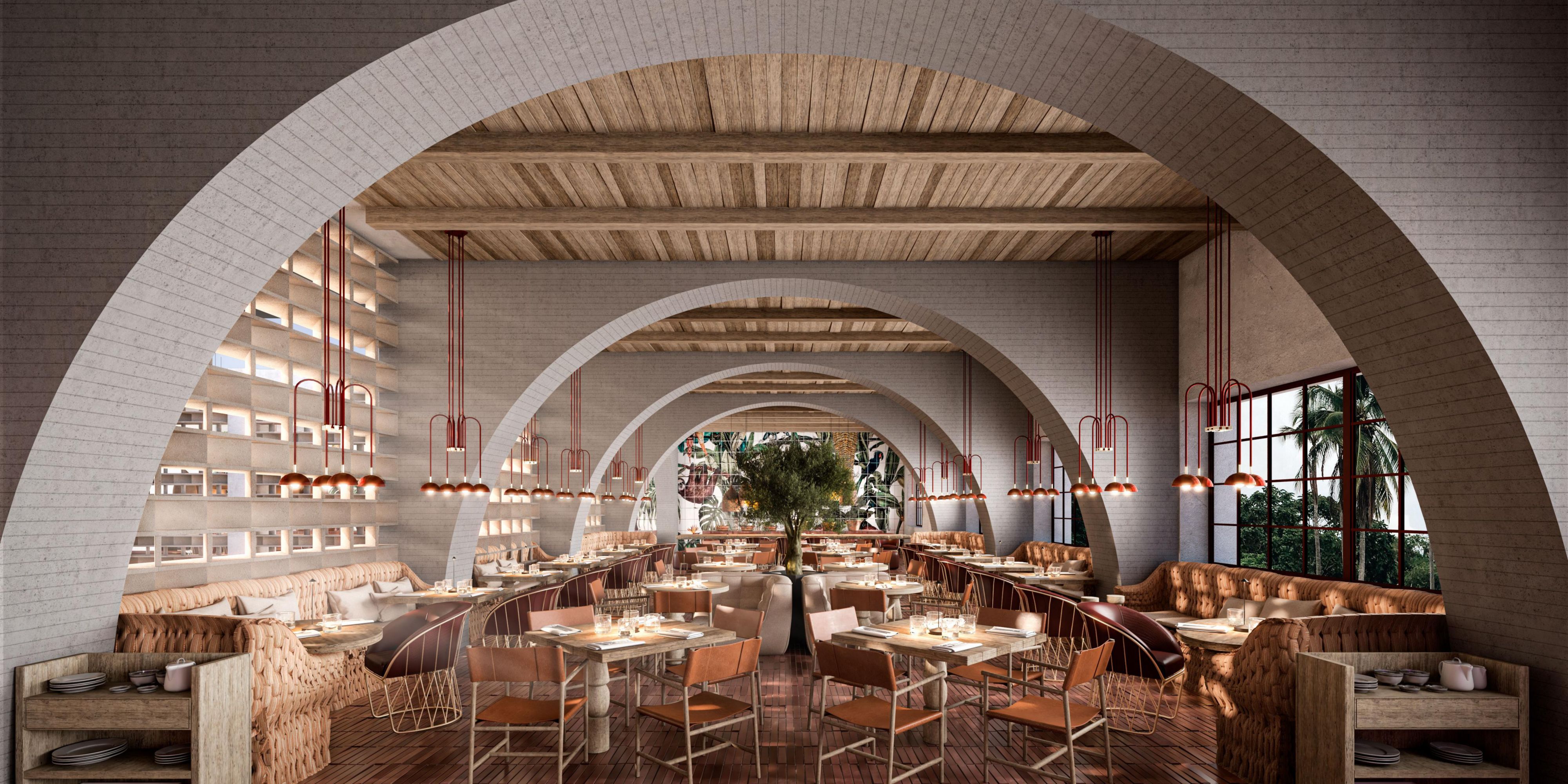 Kimpton Tres Rios presents a journey through fine culinary experiences, showcasing a unique selection of flavors from around the world. With seven restaurants and five bars, the resort offers a blend of local Mexican flavors and international cuisines. Each dining venue is carefully designed to provide a distinct experience.