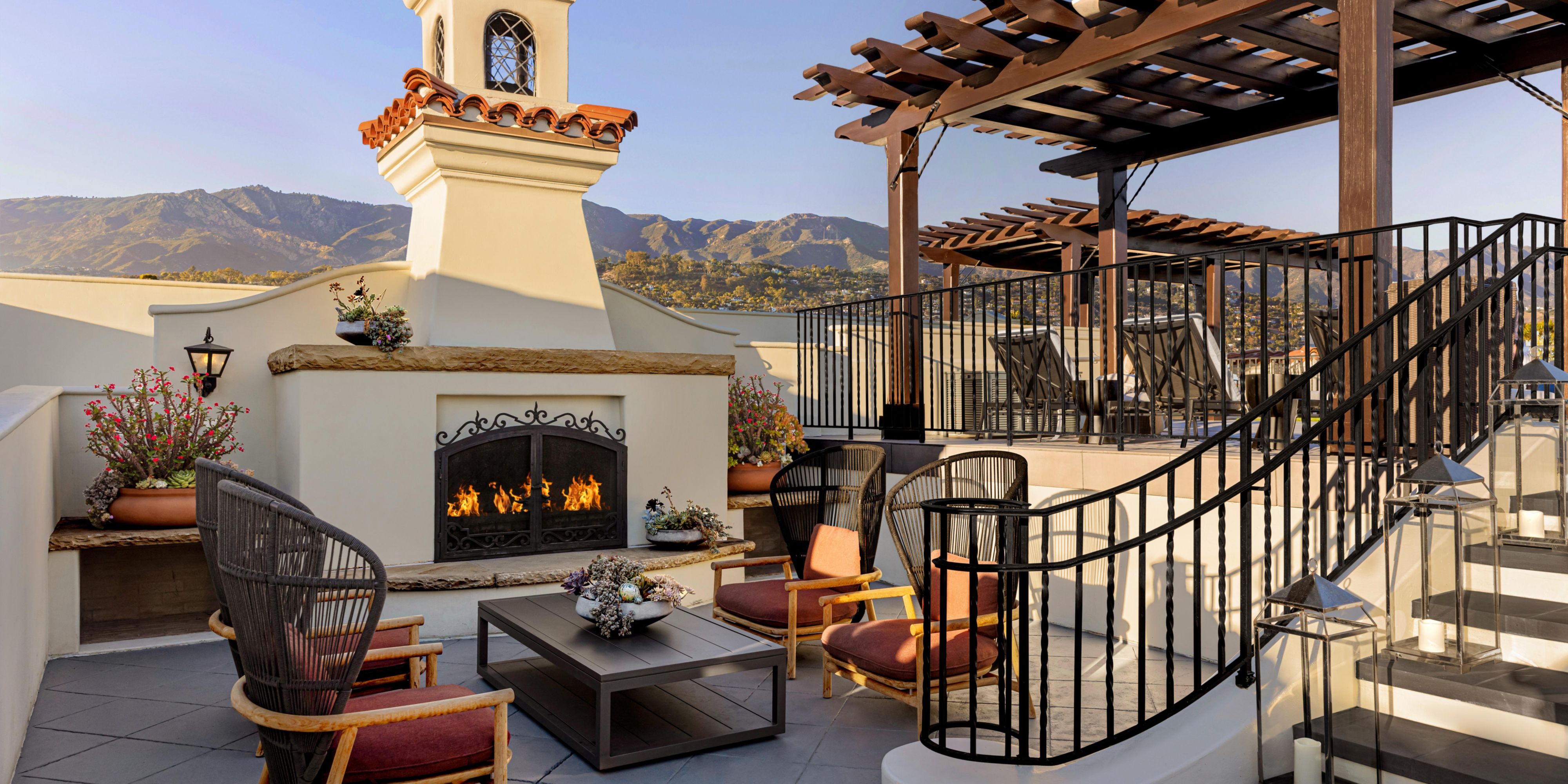 What special twist could you add to your next event to make it a sure-fire success? How about celebrating, meeting, awarding – whatever moves you – on top of the world at downtown Santa Barbara's largest rooftop pool? Let us to help you elevate your event at our 1,750-square-foot rooftop event space, accented with Mediterranean flair & furnishings.