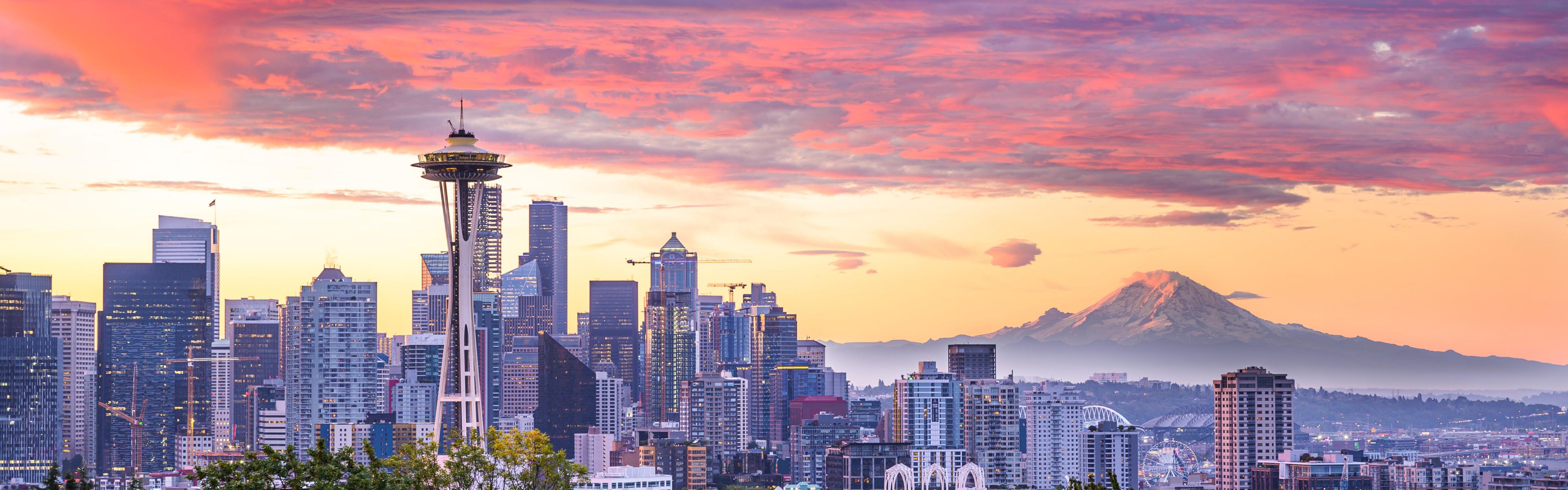 Seattle Skyline at Sunset