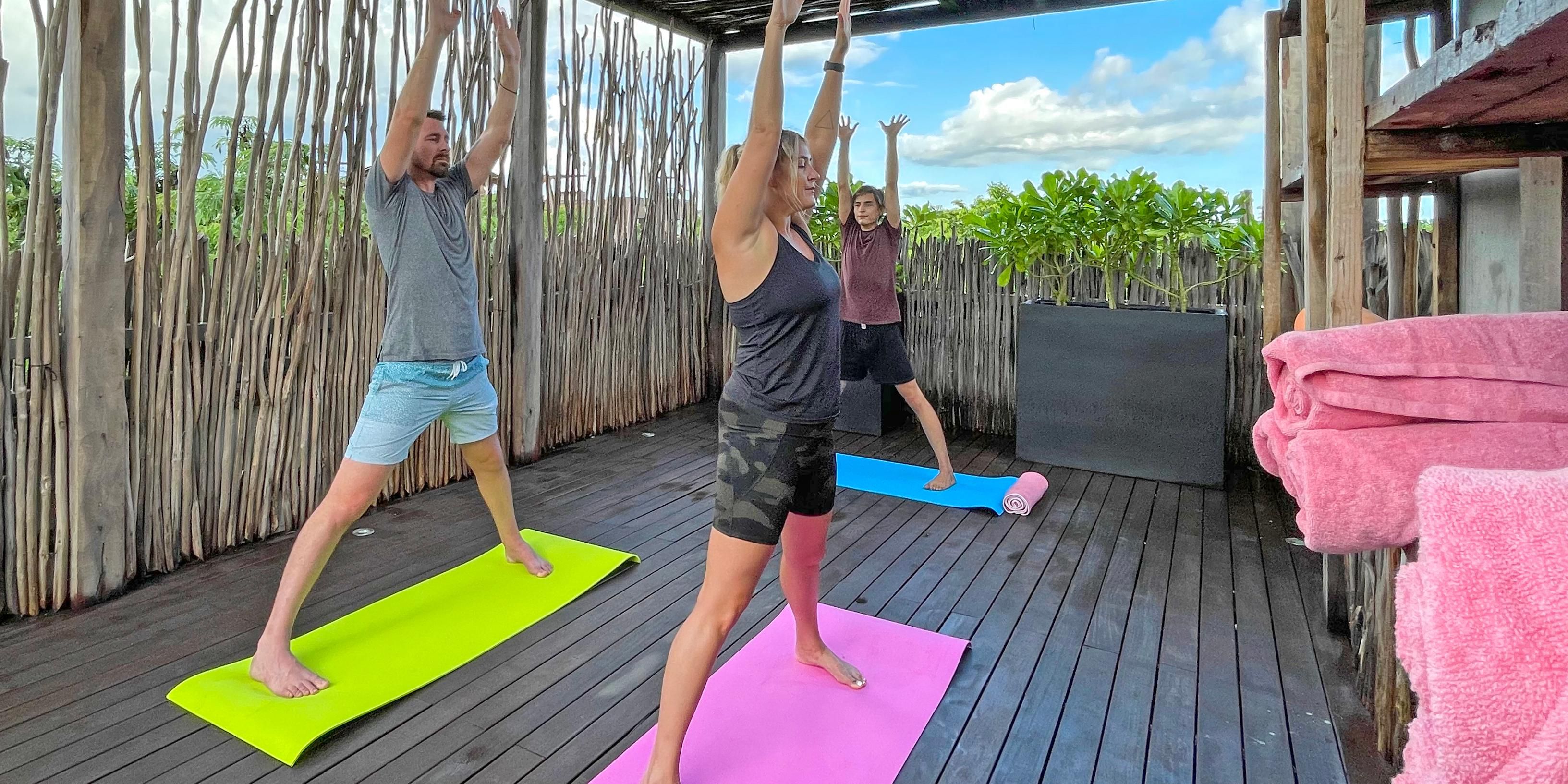 Discover a resort in Tulum offering experiences that nourish body and soul. Join our yoga sessions Tulum to rejuvenate, learn to make tortillas, enjoy happy hour at the sunset bar, and spirit tastings. Explore paradise by bike and relax in a pet-friendly atmosphere. 
Book now for the best rate and live the Kimpton experience!